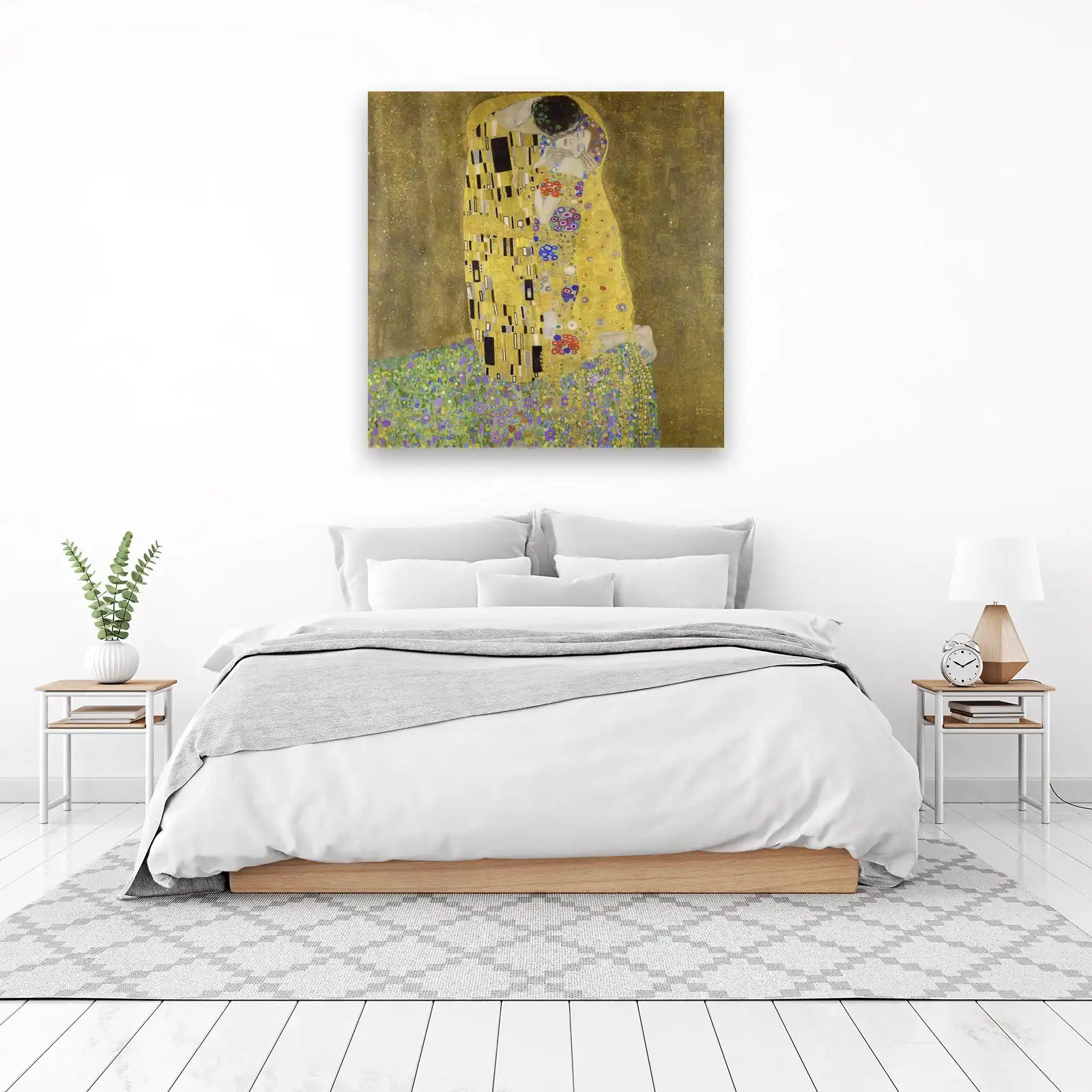 Gustav Klimt "The Kiss" Gold Art Nouveau Wall Art