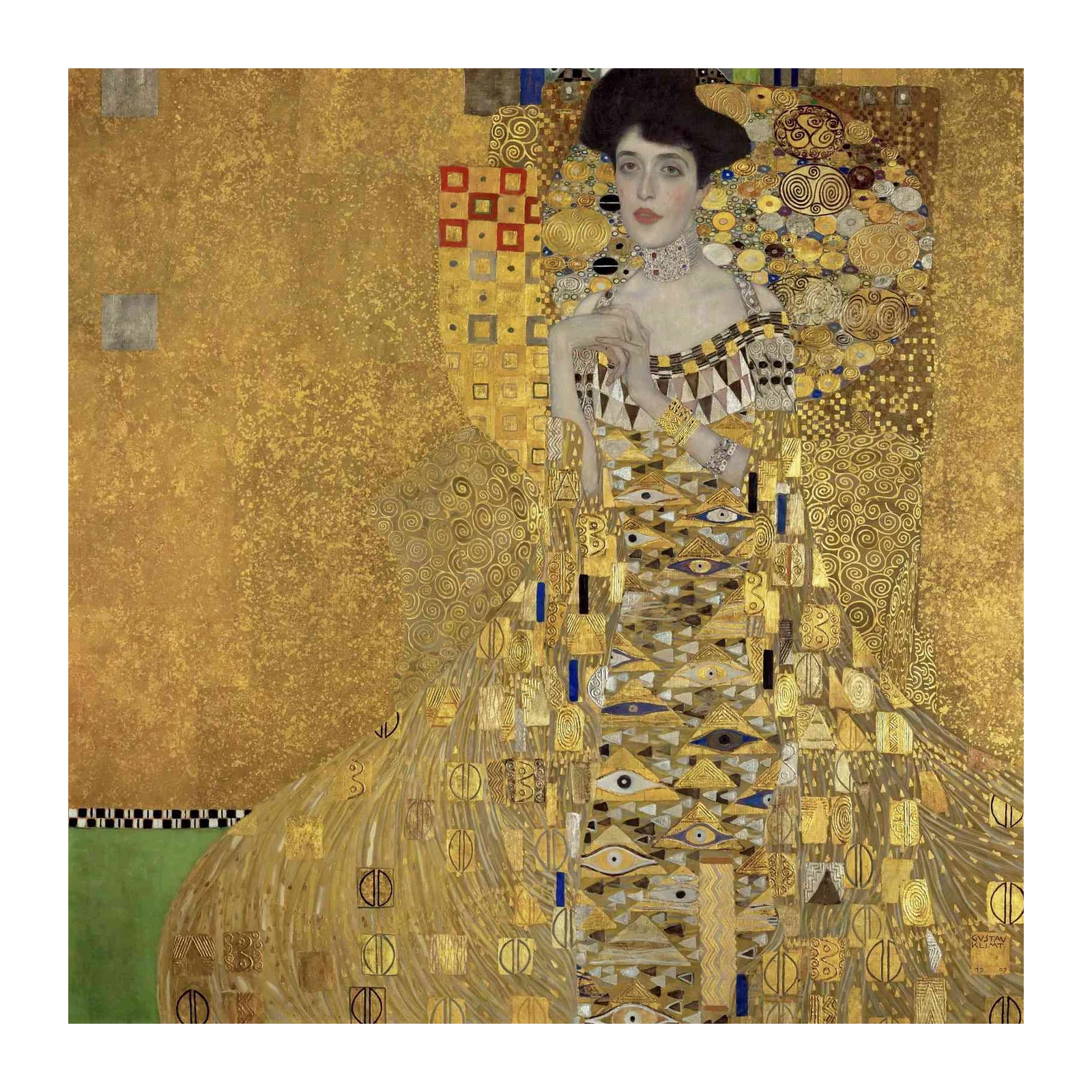 Gustav Klimt "The Kiss" Iconic Gold Wall Art