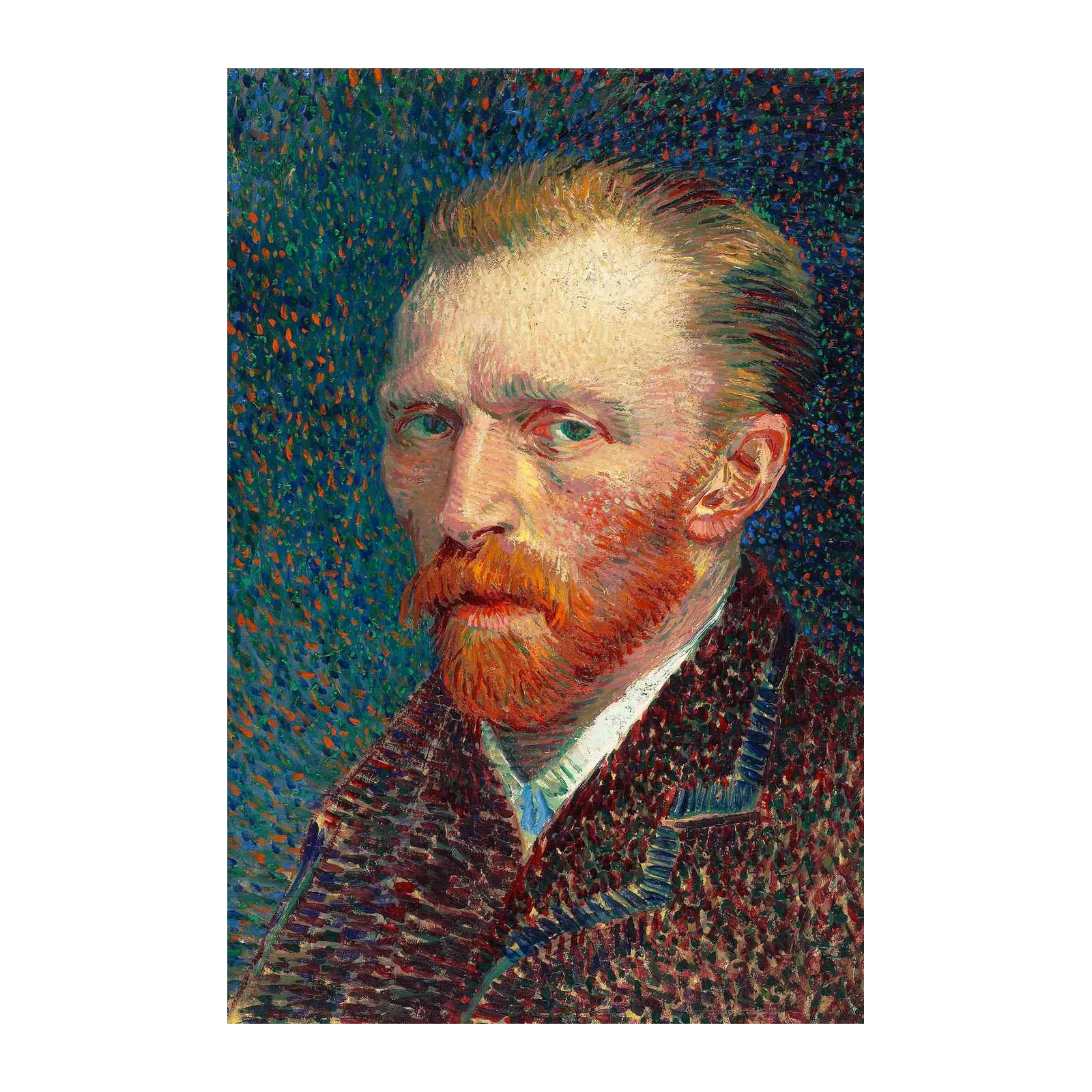 Van Gogh Self-Portrait Starry Night Wall Art