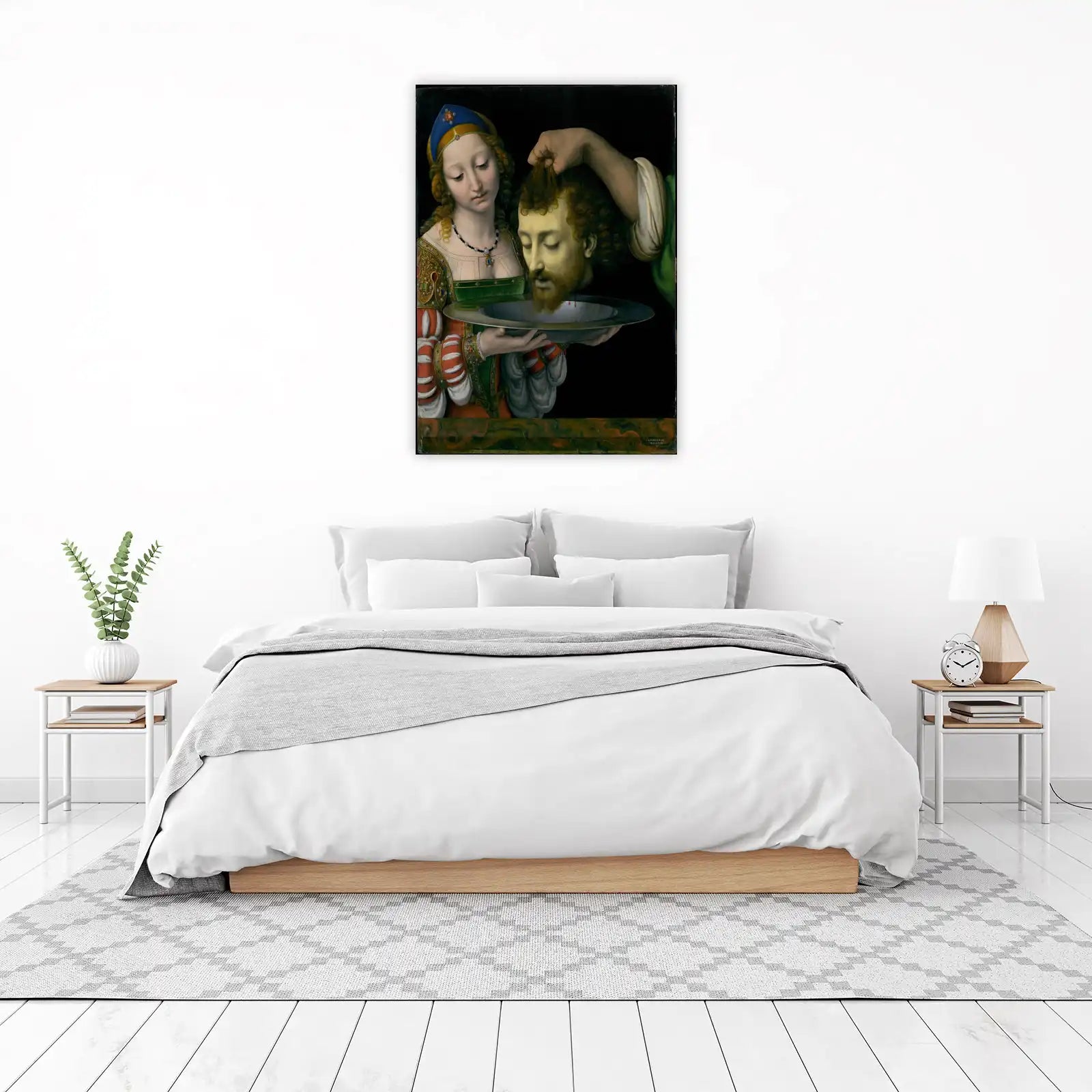 Salome with the Head of John the Baptist Wall Art