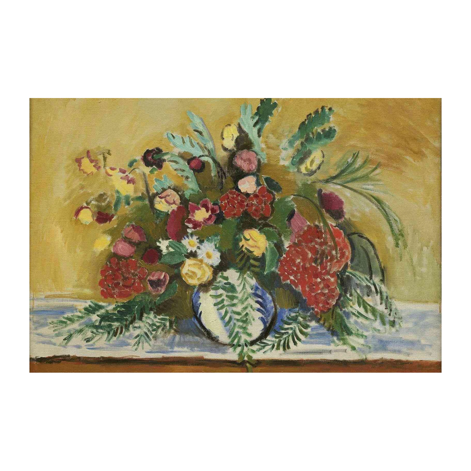 Vibrant Floral Still Life Wall Art