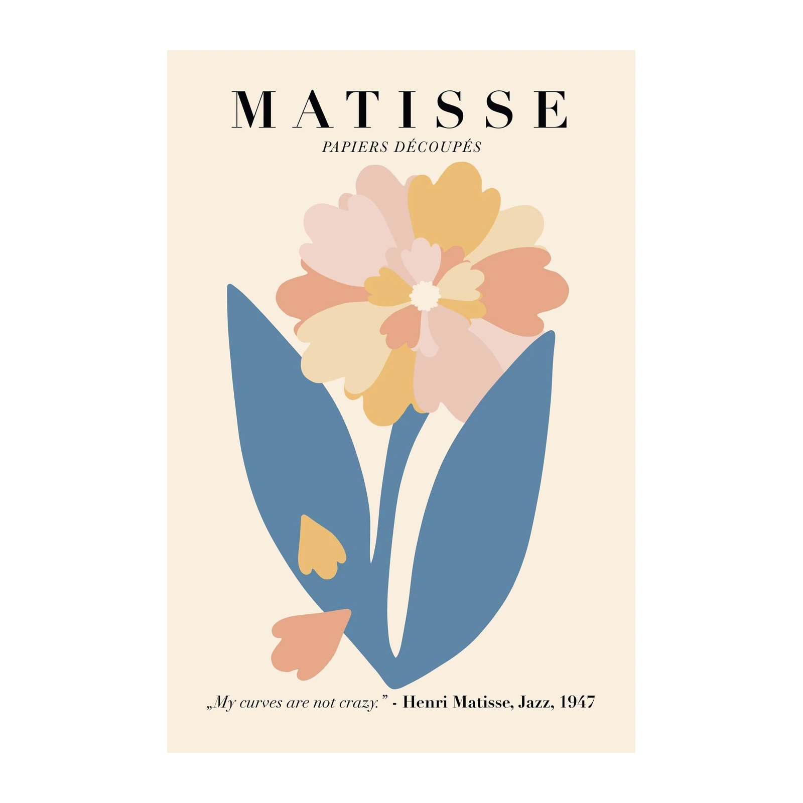 Matisse Inspired Floral Wall Art Wall Art