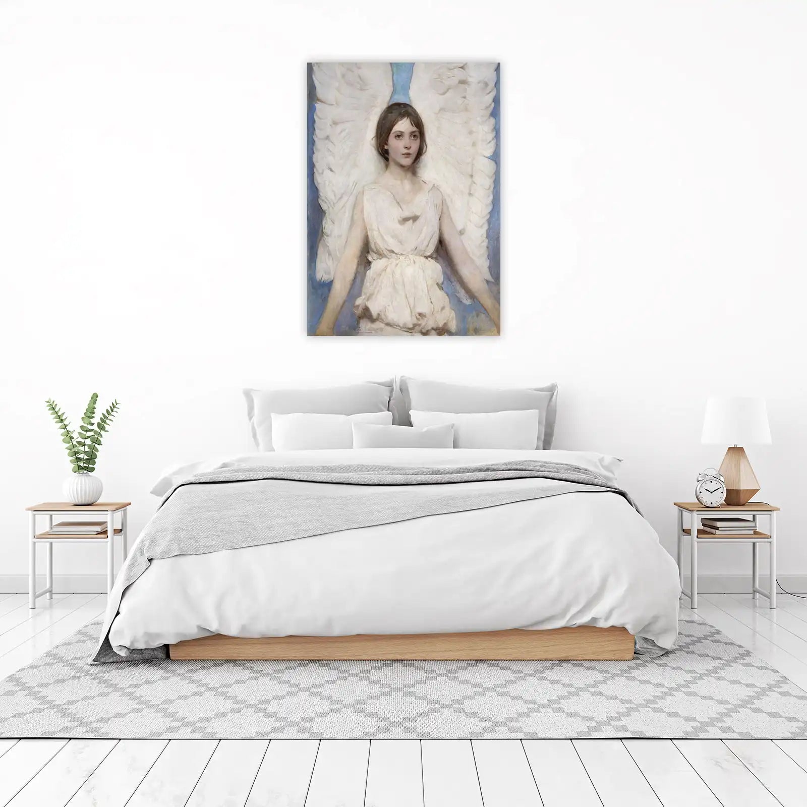 Serene Angel Portrait Wall Art