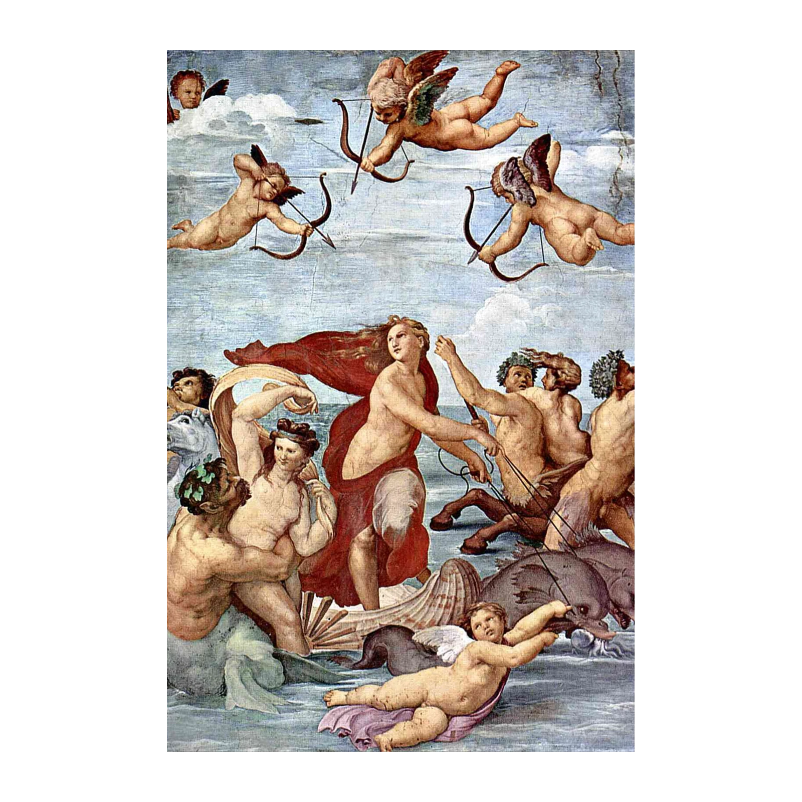 Angelic Amore Triumph Wall Art - Renaissance Masterpiece