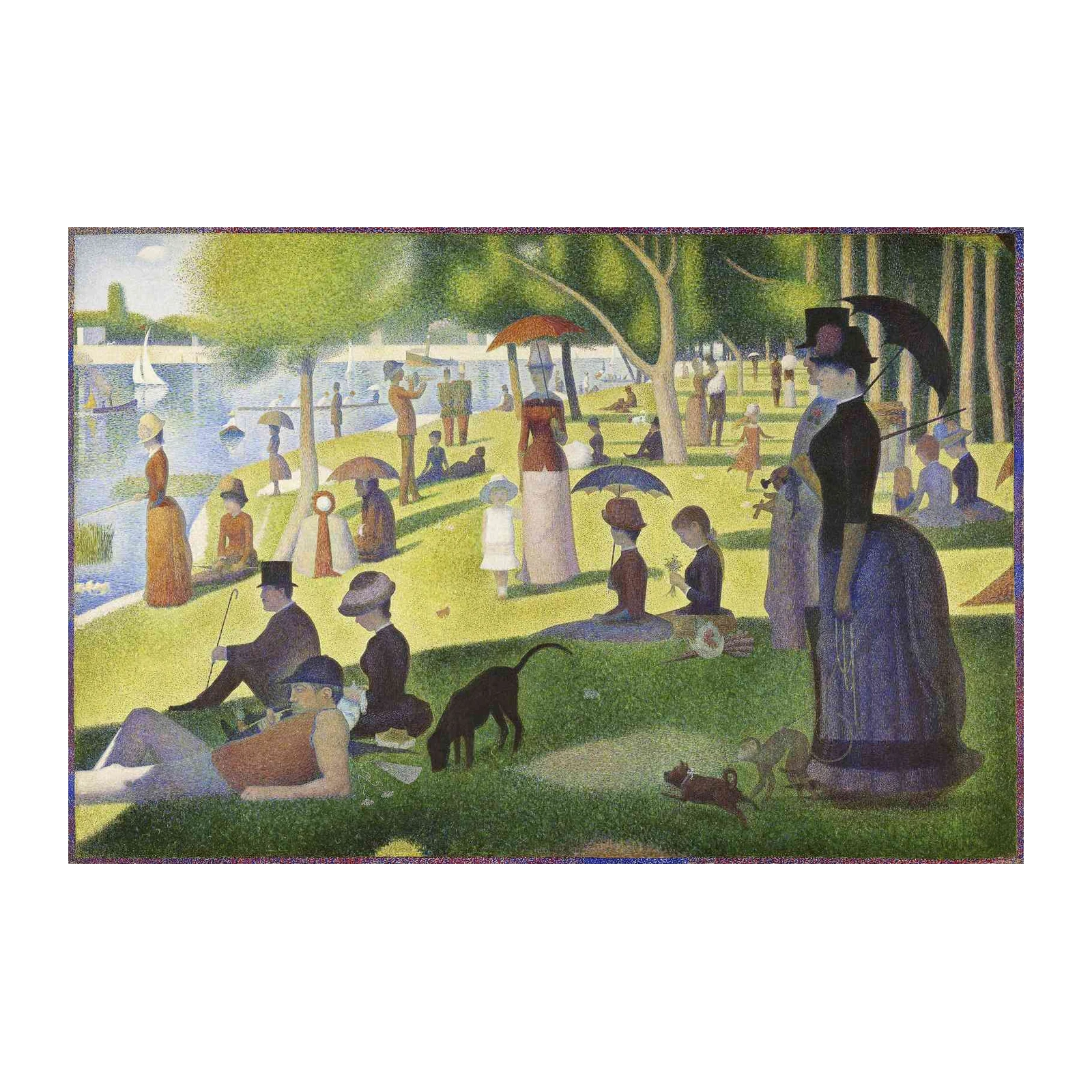 Impressionist Picnic Scene Wall Art