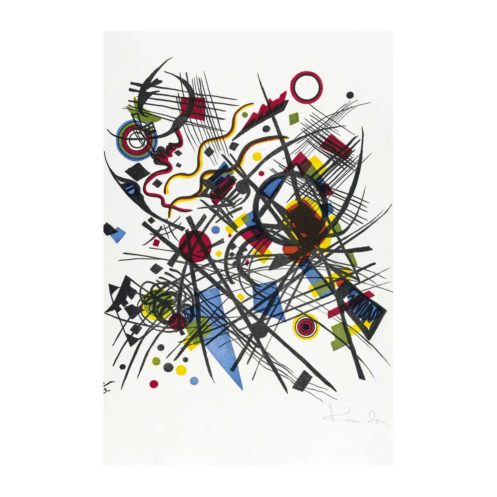 Abstract Geometric Shapes Wall Art