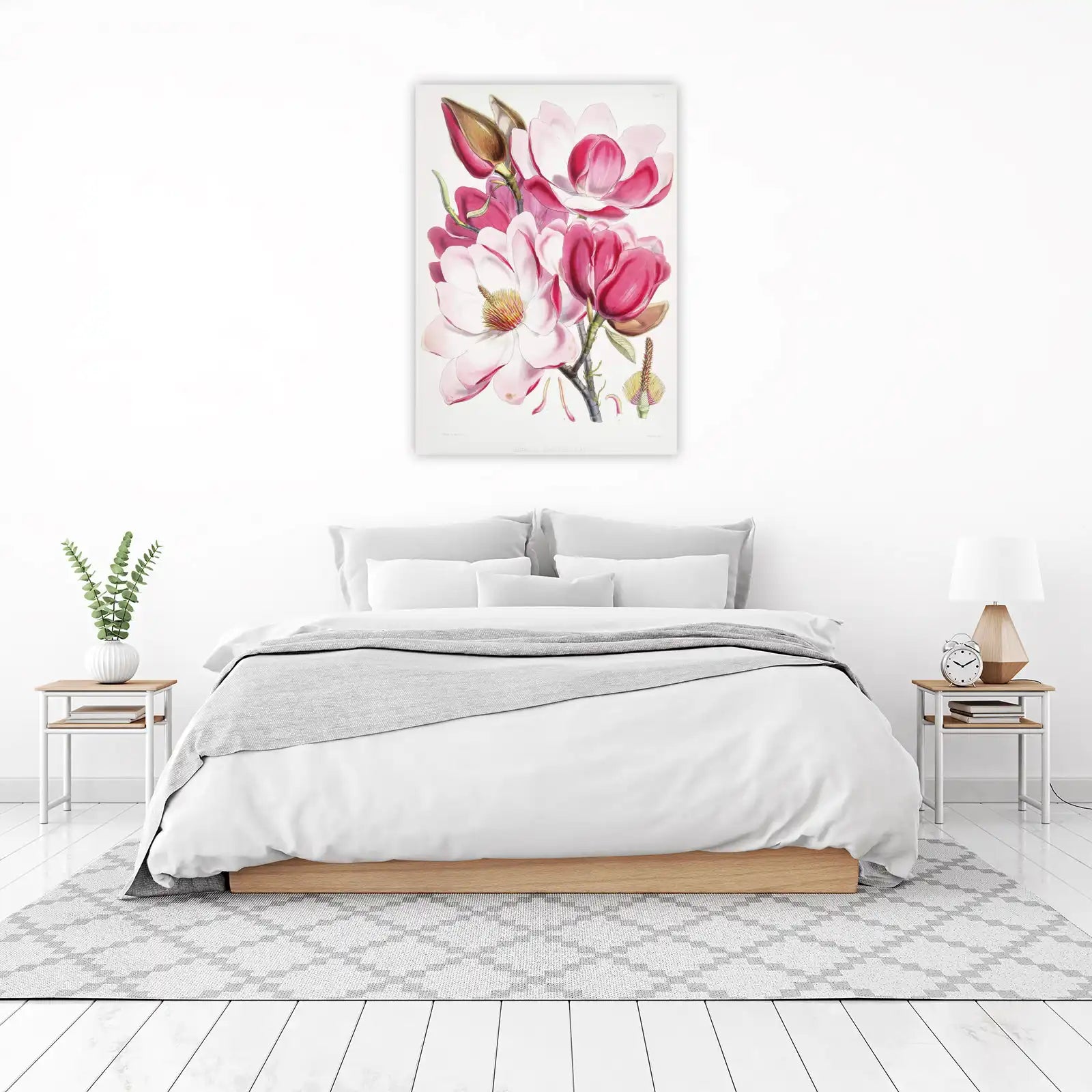 Vintage Magnolia Art - Botanical Wall Art
