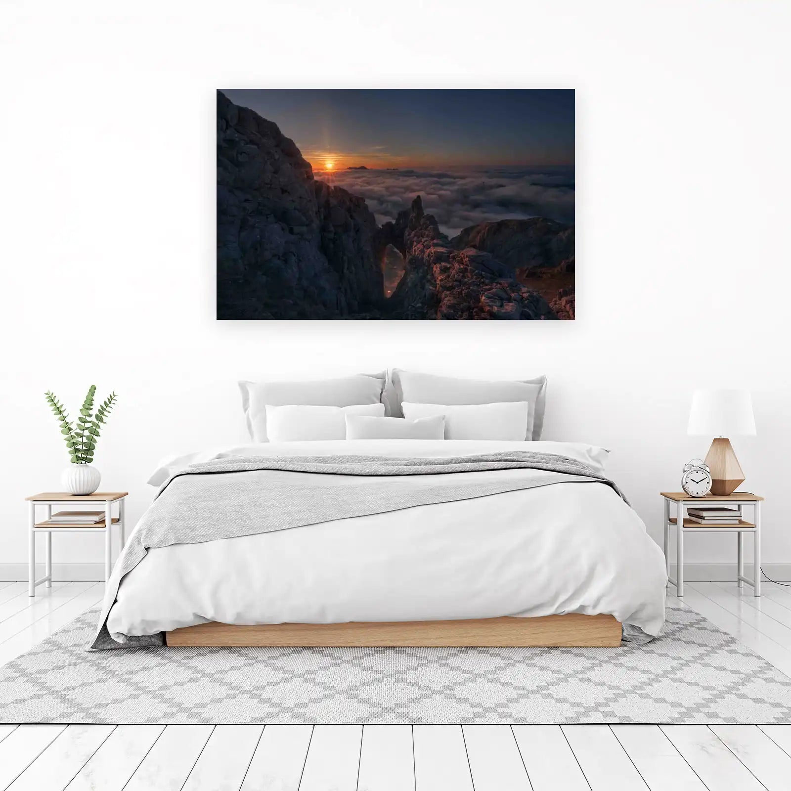 Mountain Arch Sunset Wall Art
