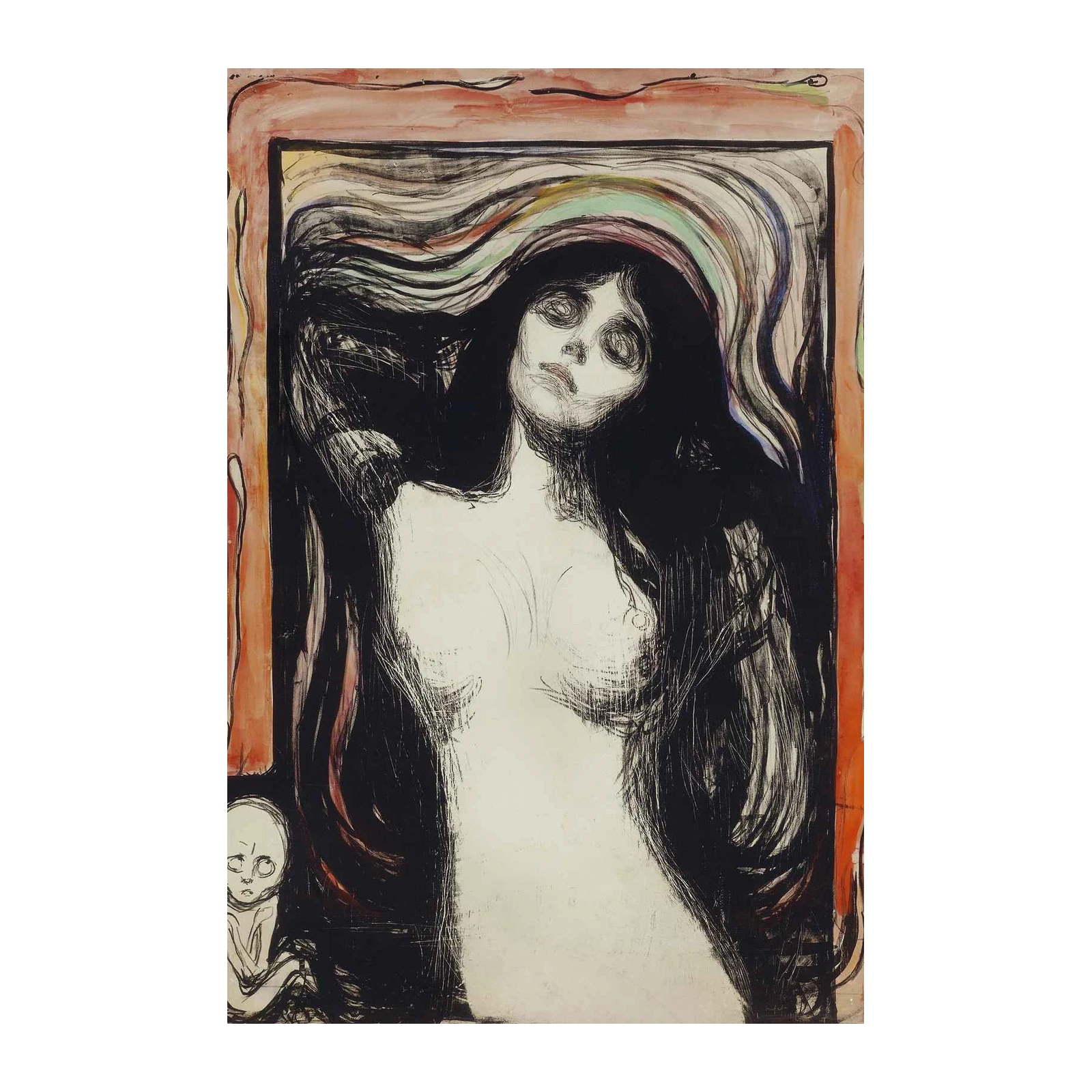 The Madonna by Edvard Munch Wall Art