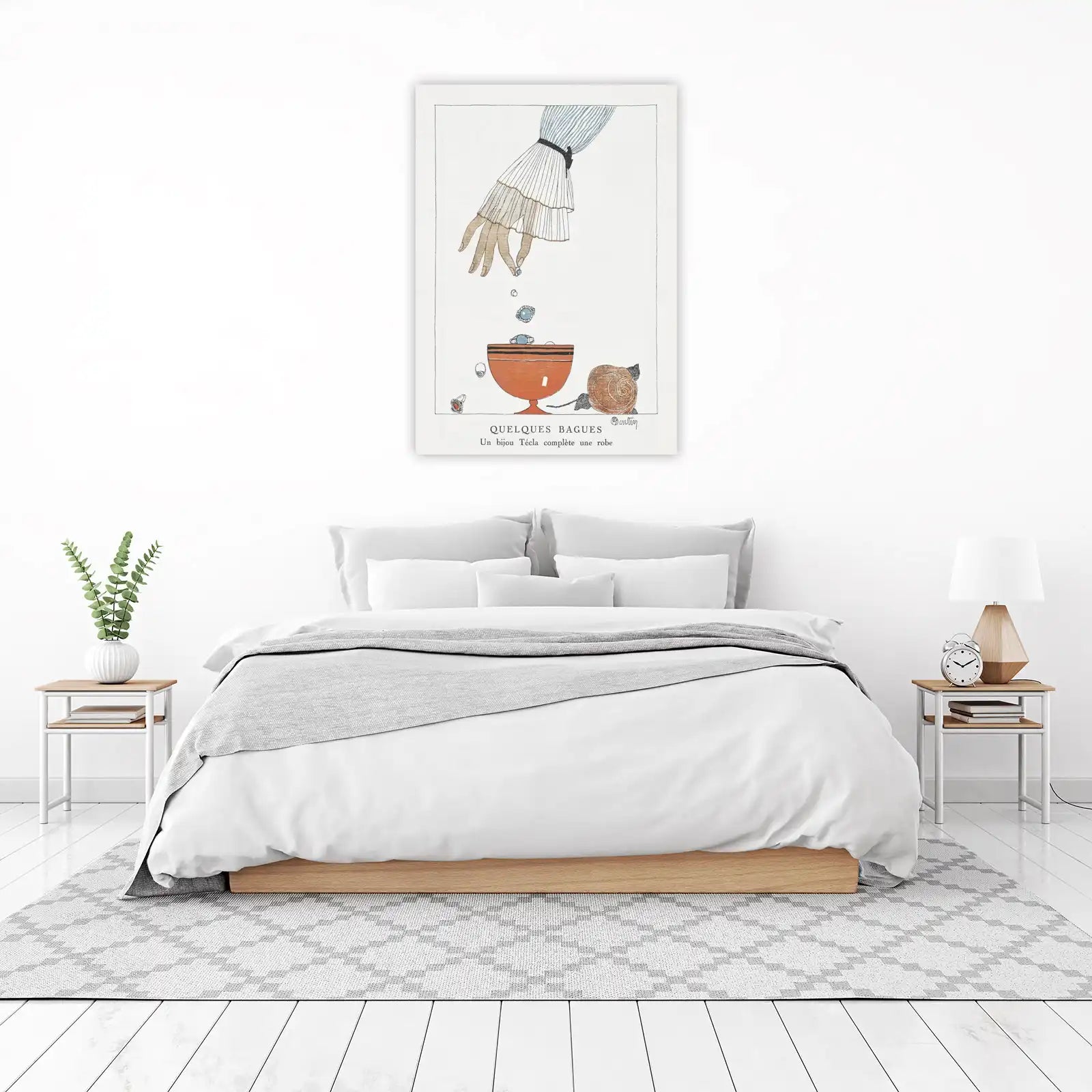 Elegant Jewelry Art Deco Ring Wall Art