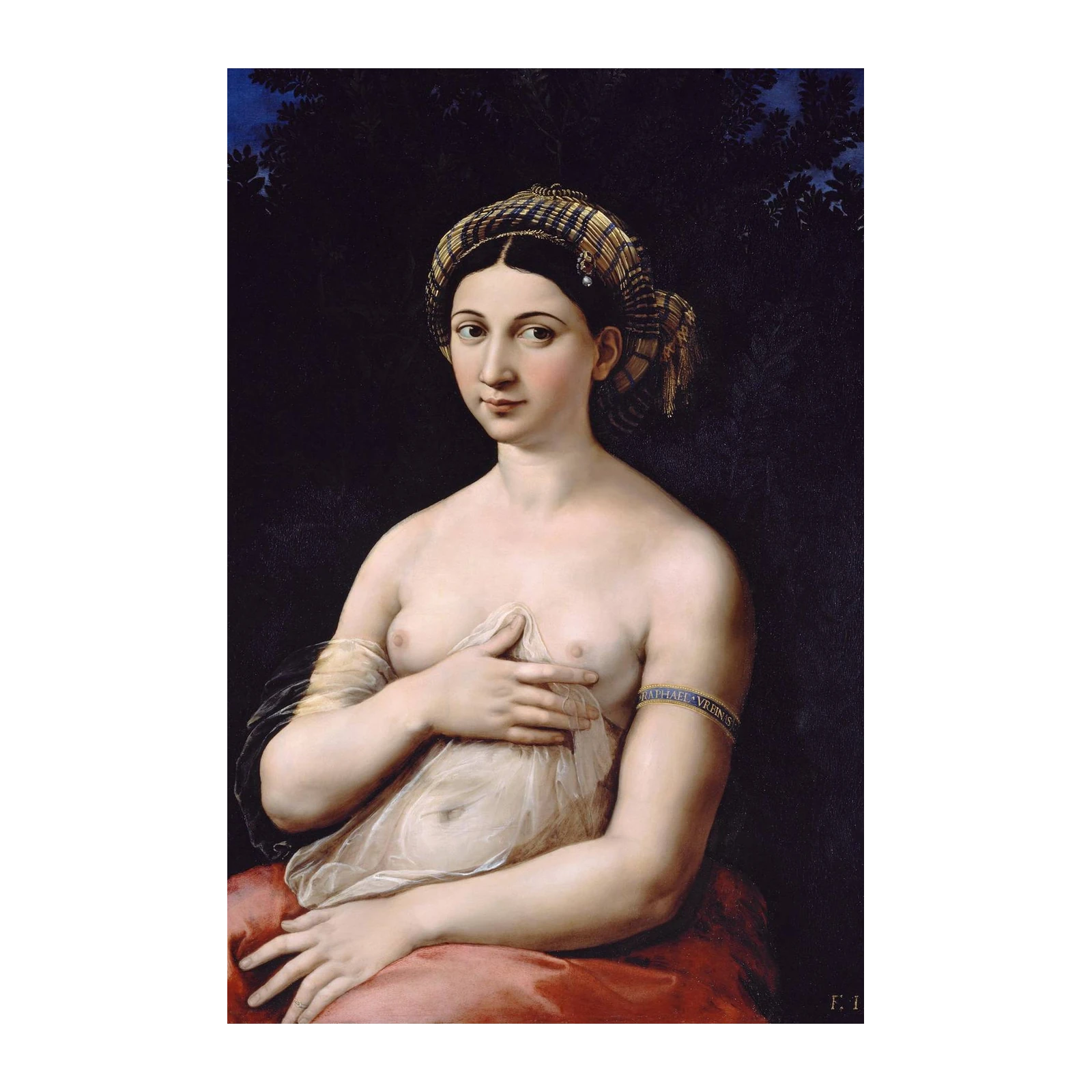 La Fornarina Portrait Wall Art