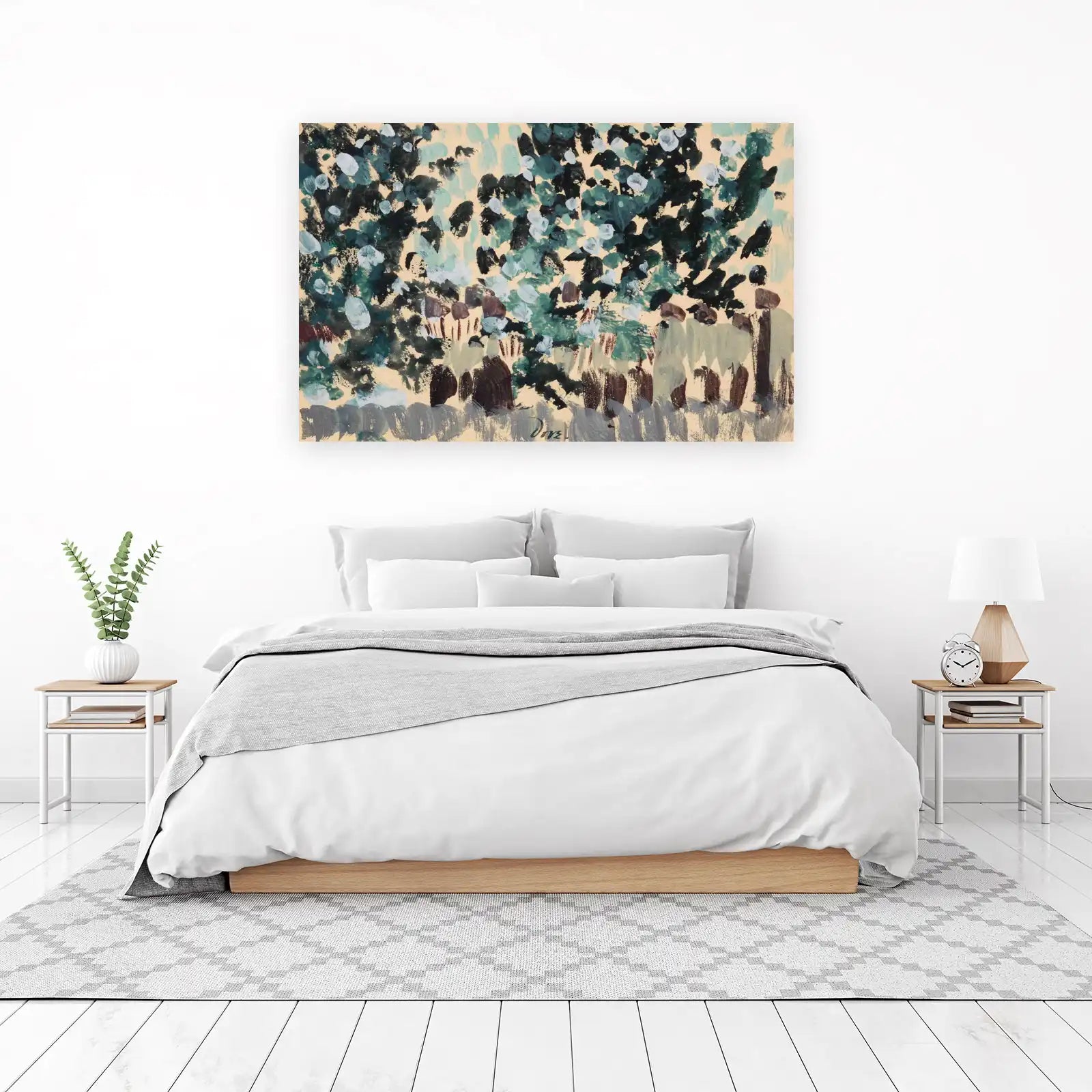 Impressionist Floral Garden Wall Art