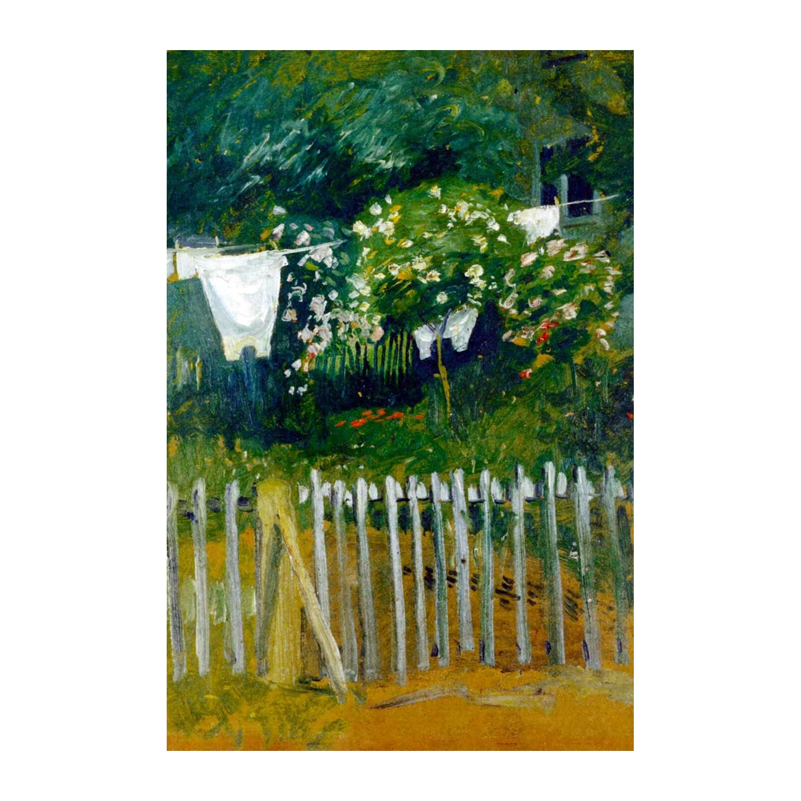 Impressionist Garden Laundry Wall Art