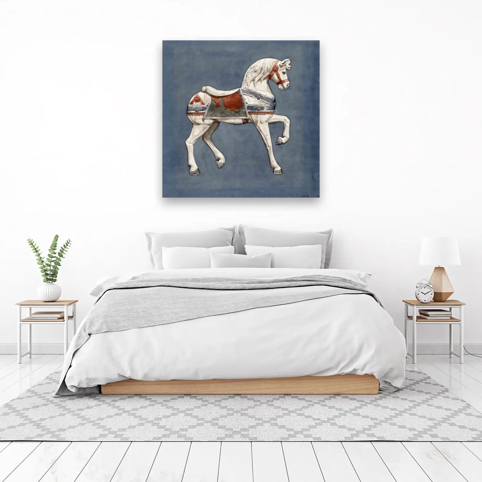Vintage Carousel Horse Wall Art Wall Art