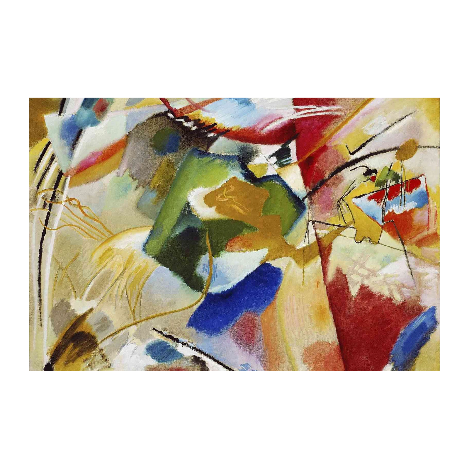 Vibrant Abstract Expressionist Wall Art Wall Art