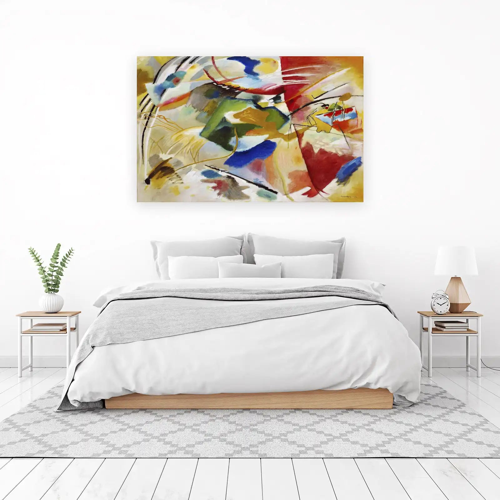 Vibrant Abstract Expressionist Wall Art Wall Art