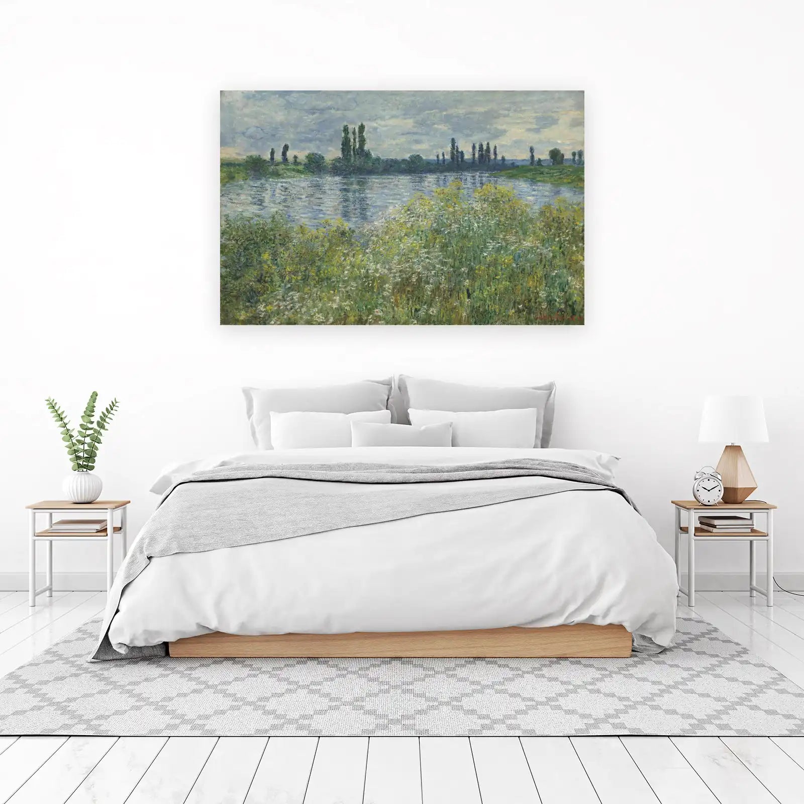 Impressionist River Landscape Wall Art Wall Art