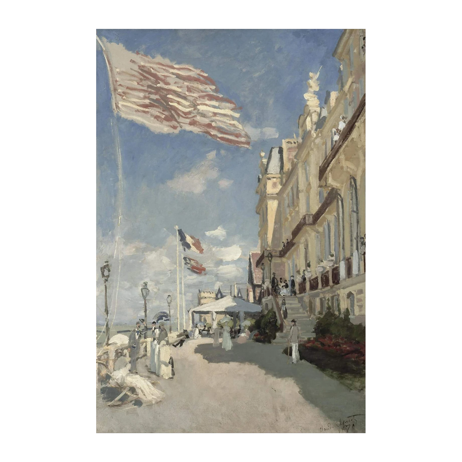 Impressionist Coastal Scene Wall Art