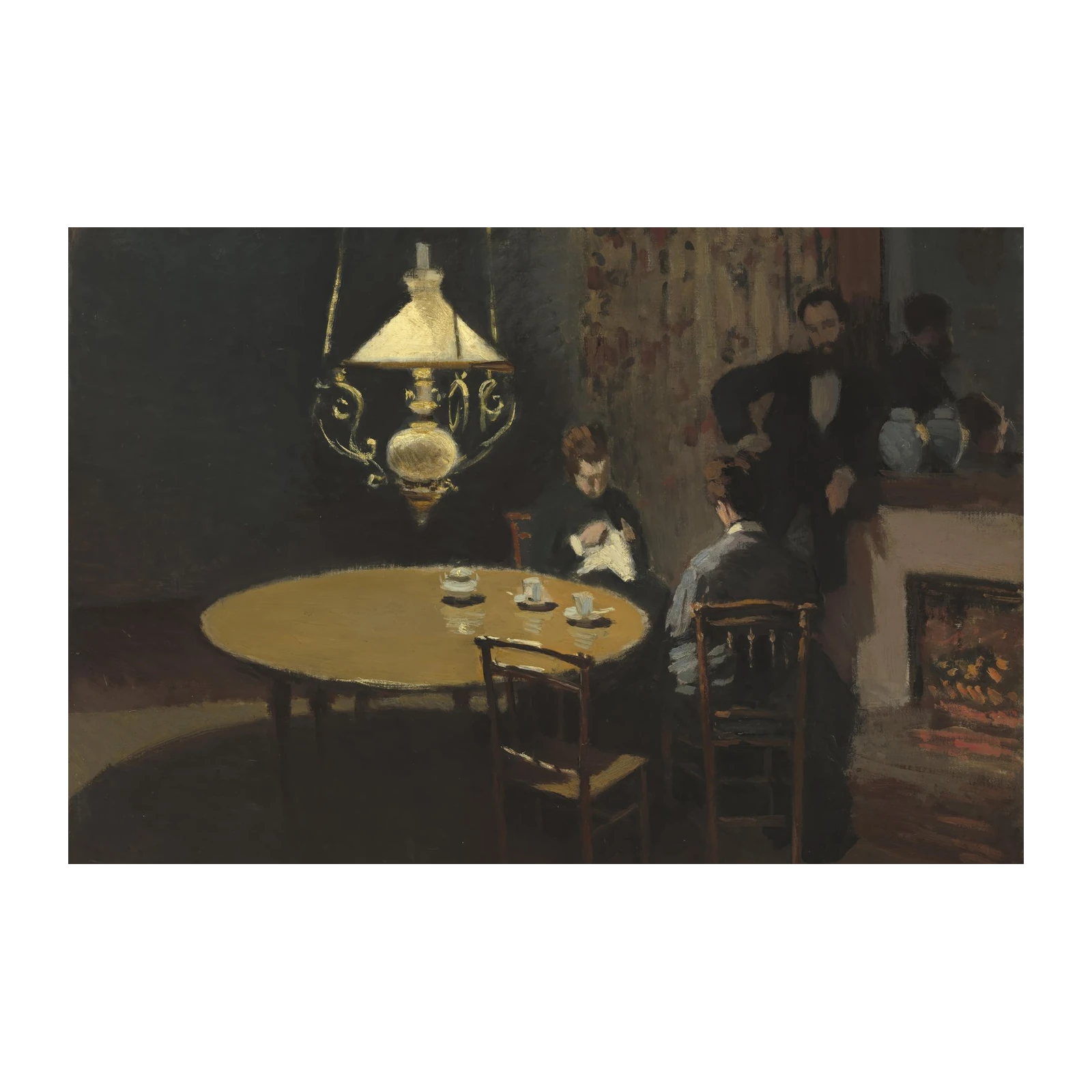 Evening Gathering Classic Art Wall Art