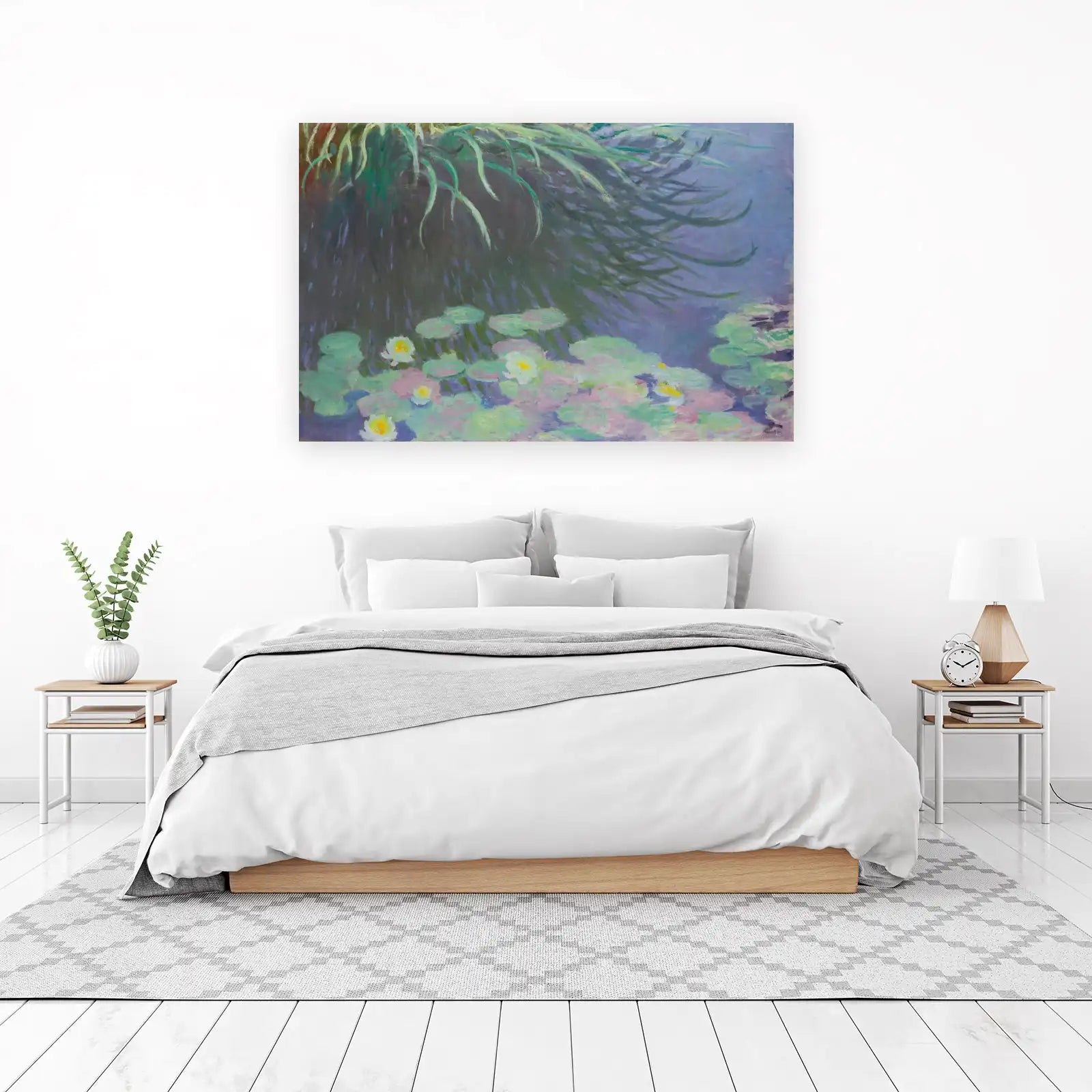 Serene Water Lilies Impressionist Wall Art