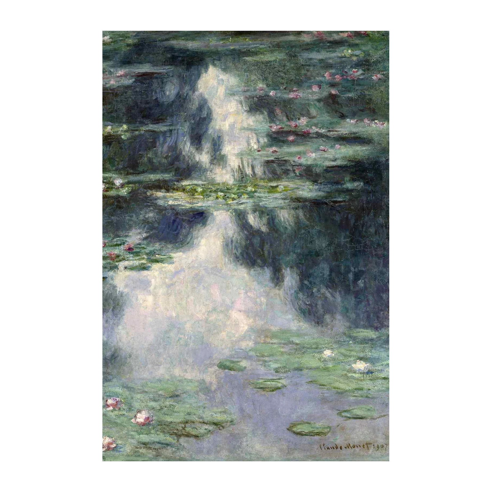 Monet Water Lilies Garden Serenity Wall Art