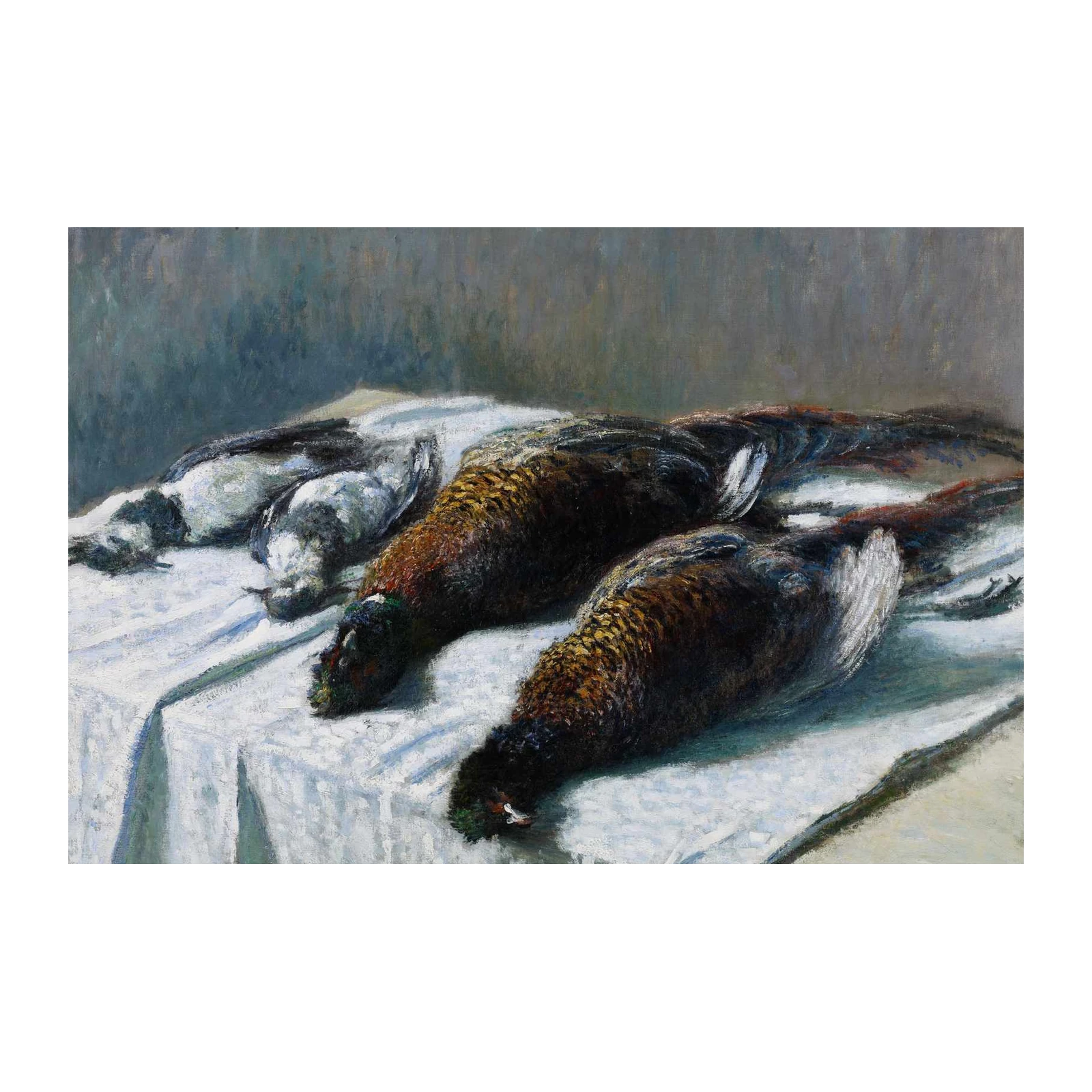 Pheasants & Ducks Still Life Impressionist Wall Art