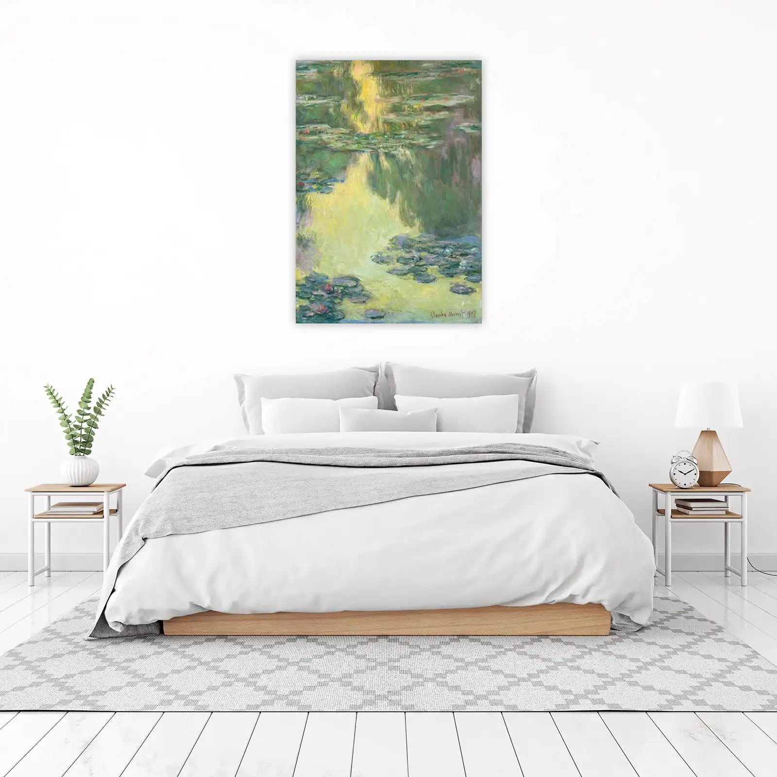 Monet Water Lilies Serene Pond Wall Art