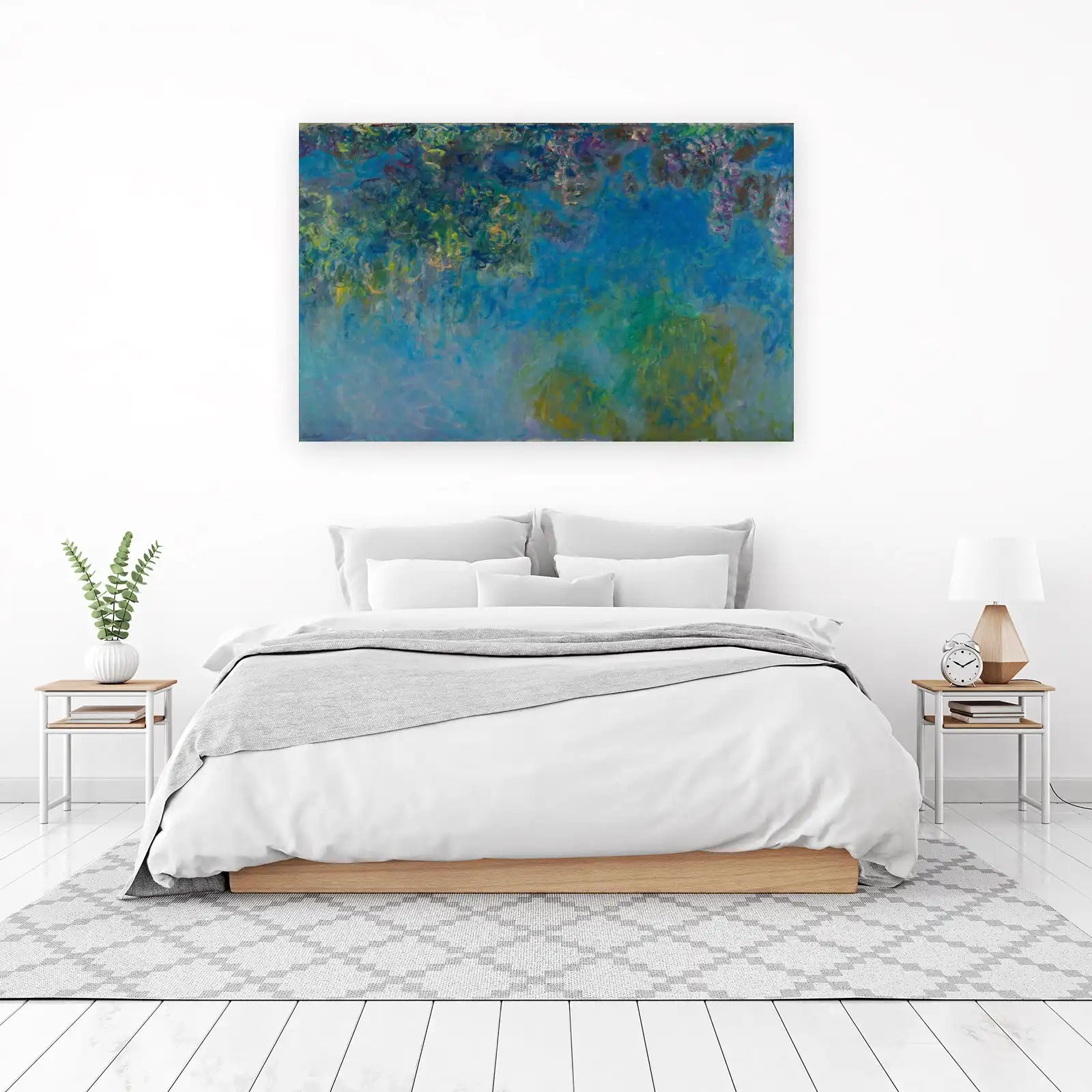 Serene Water Lilies Impressionist Wall Art
