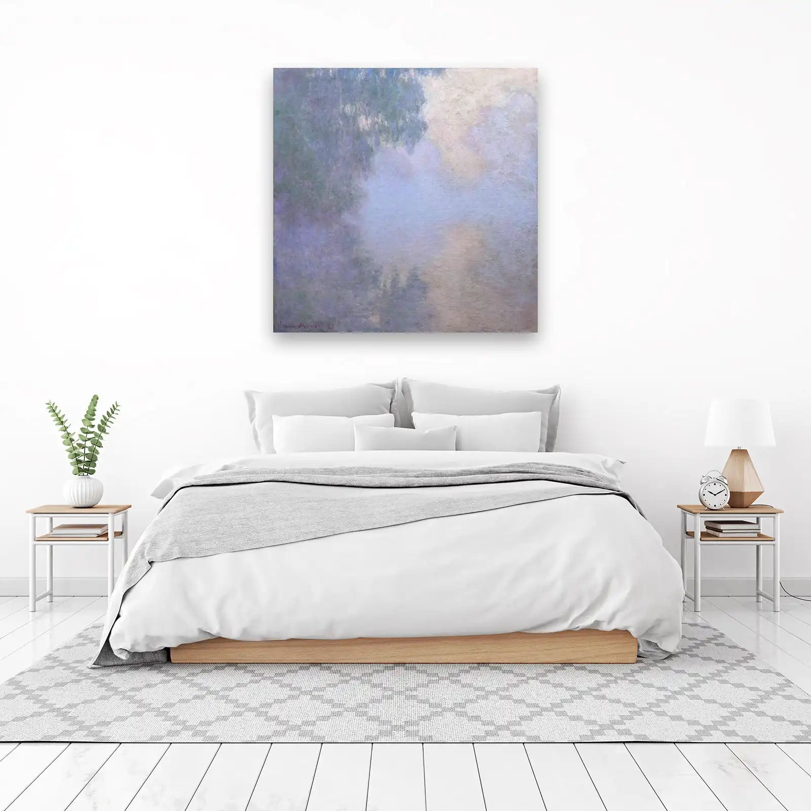 Serene Misty Landscape Wall Art