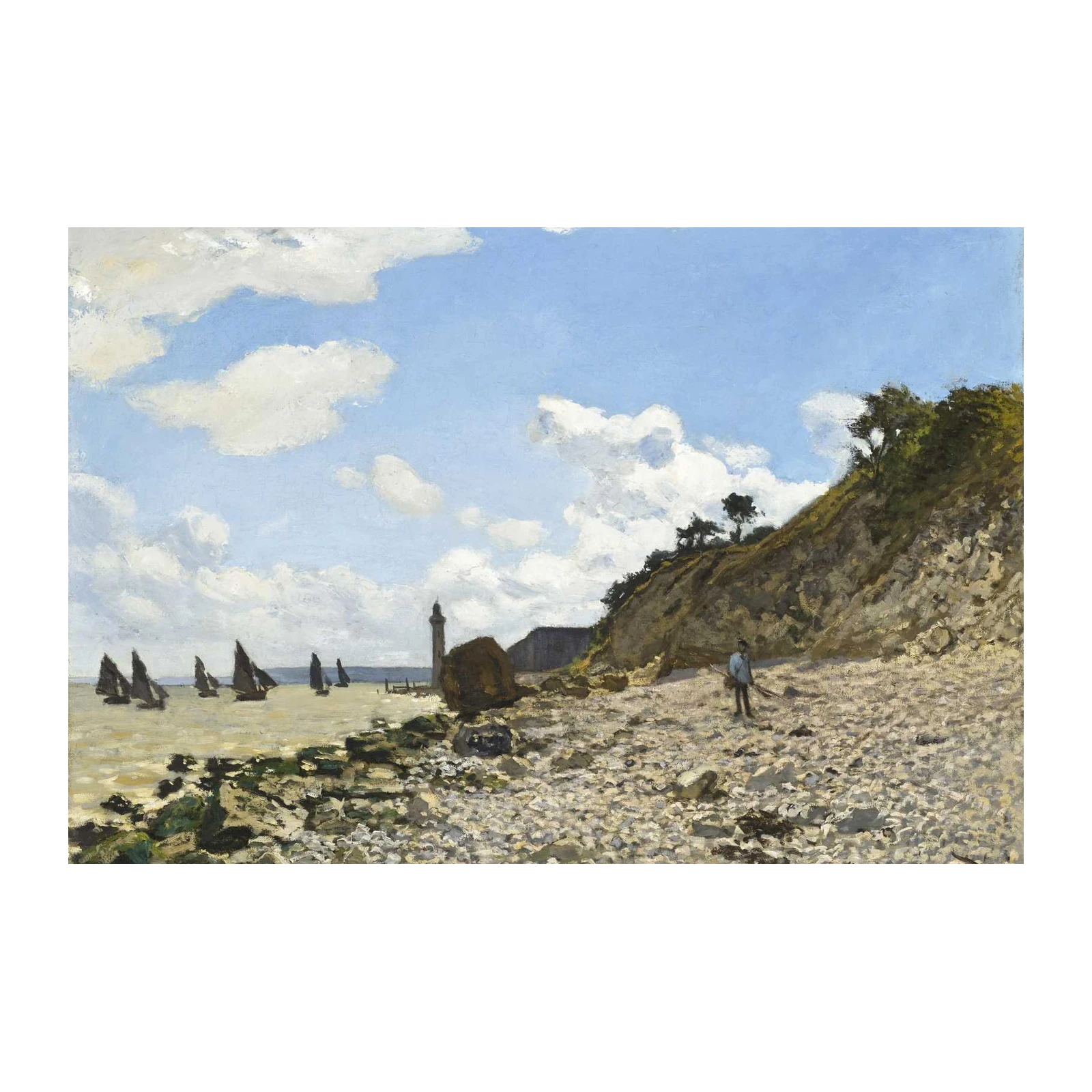 Impressionist Coastal Scene Wall Art