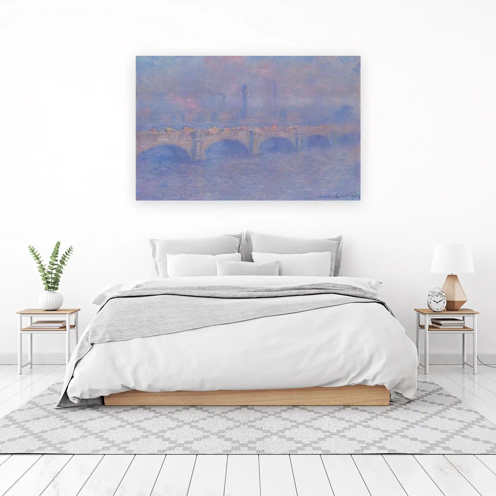 Monet's London Foggy Bridge Wall Art