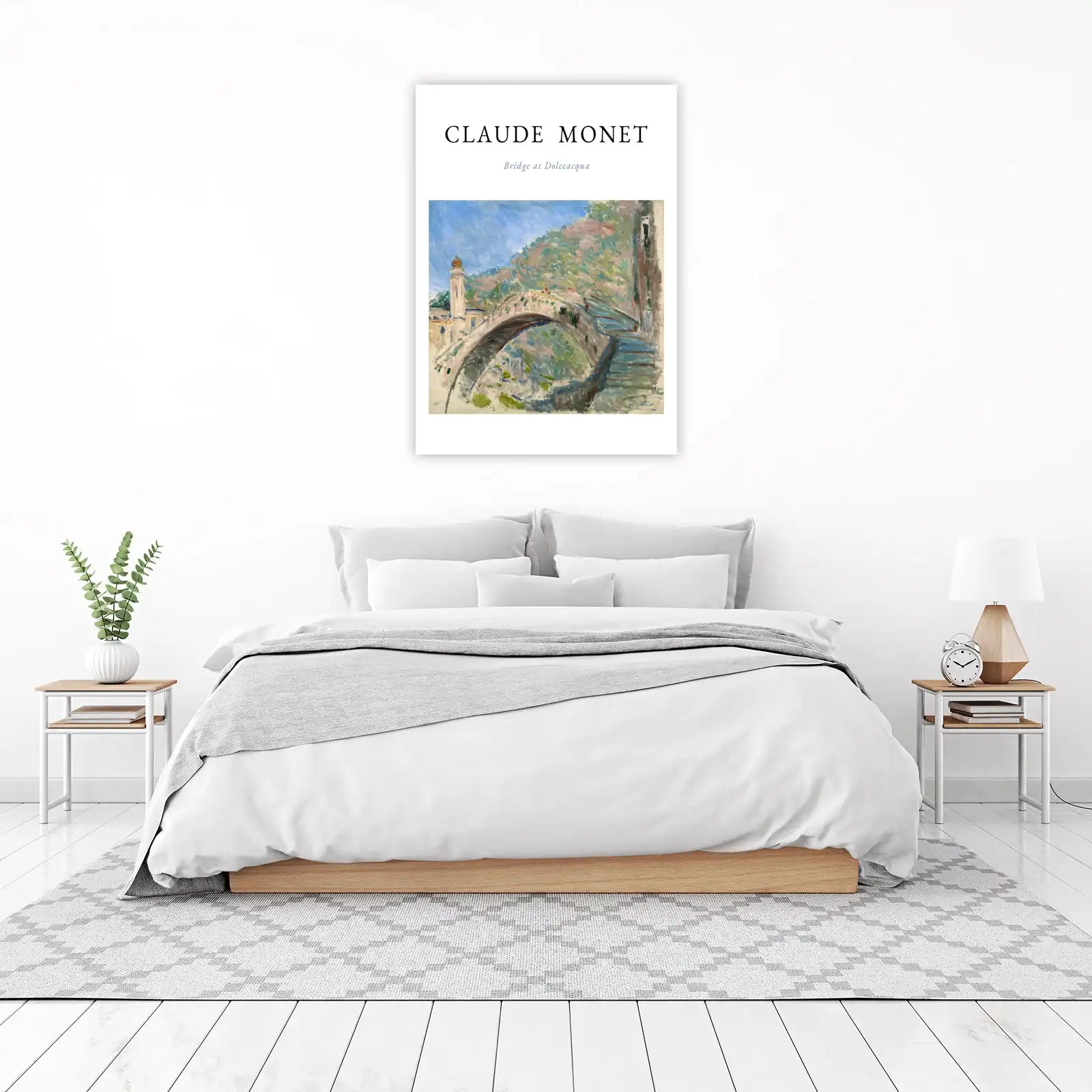 Monet's Bridge at Dolceacqua Impressionist Wall Art