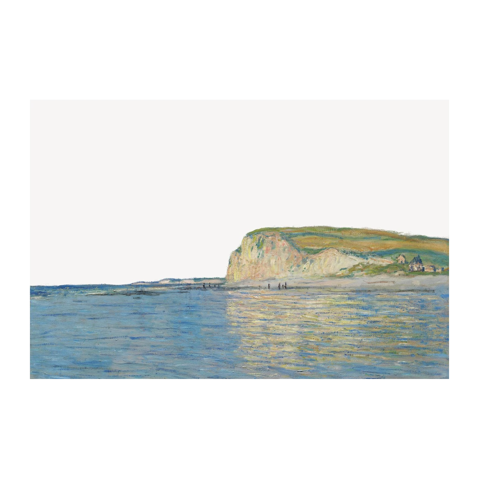 Coastal Cliff & Sea Impressionist Wall Art
