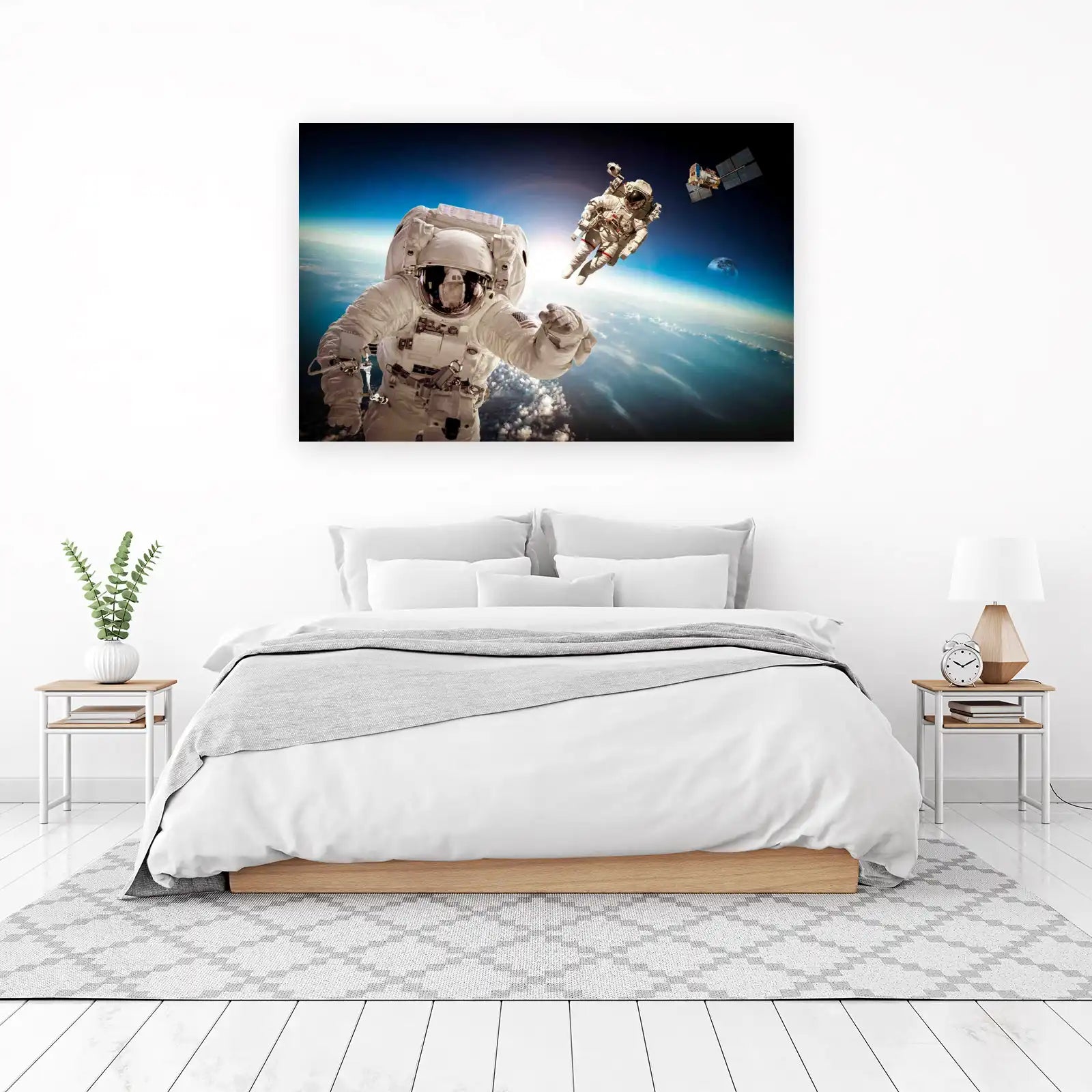 Astronauts in Space Adventure Wall Art