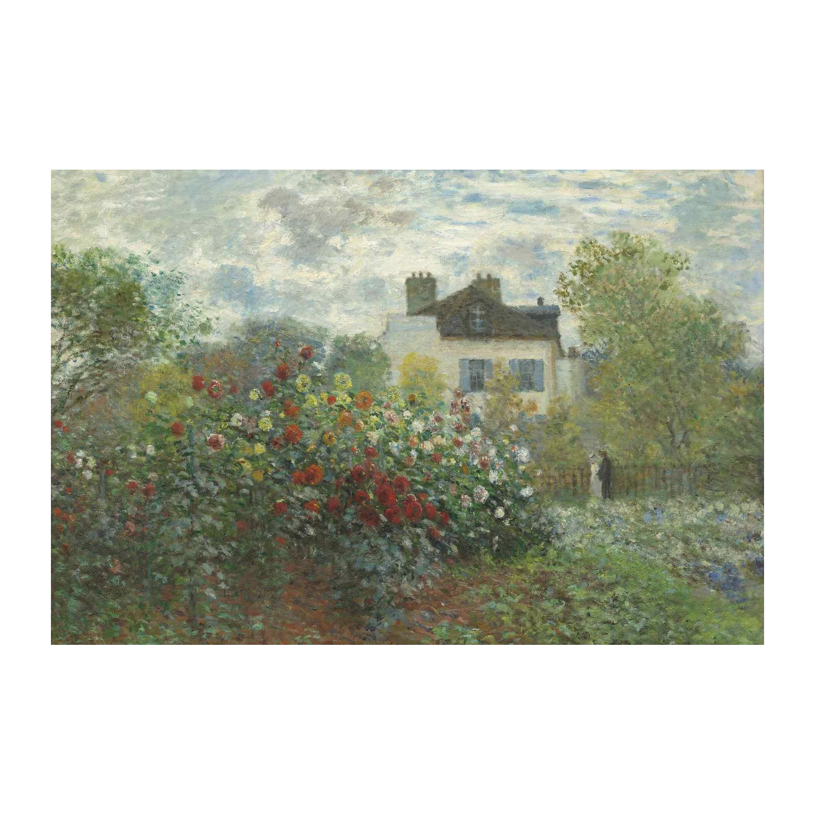 Monet's Garden Impressionist Floral Wall Art Wall Art