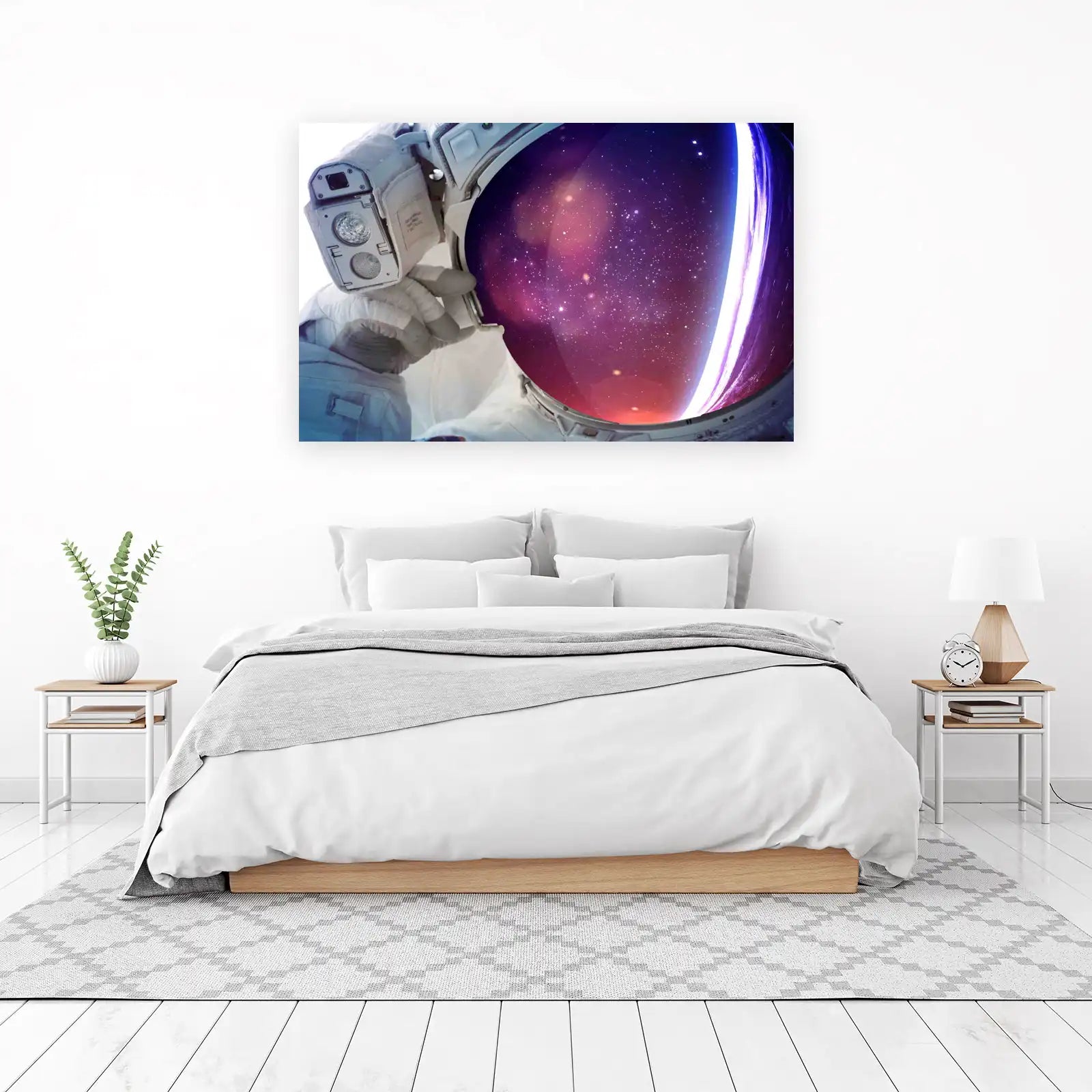 Astronaut Space Galaxy Wall Art
