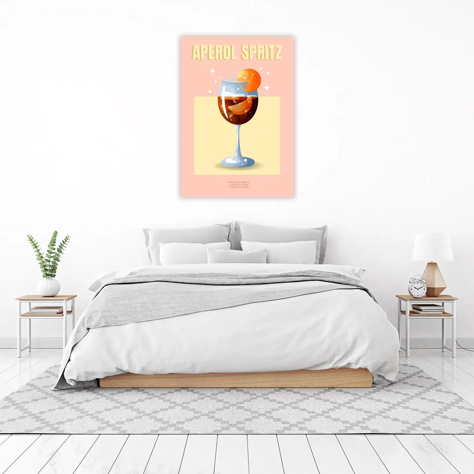 Aperol Spritz Recipe Vintage Wall Art Wall Art