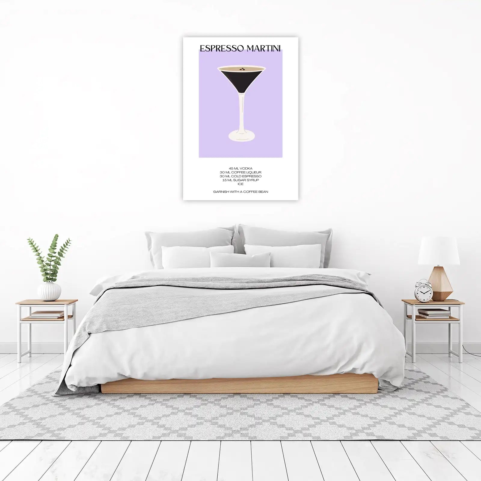 Espresso Martini Recipe Chic Wall Art