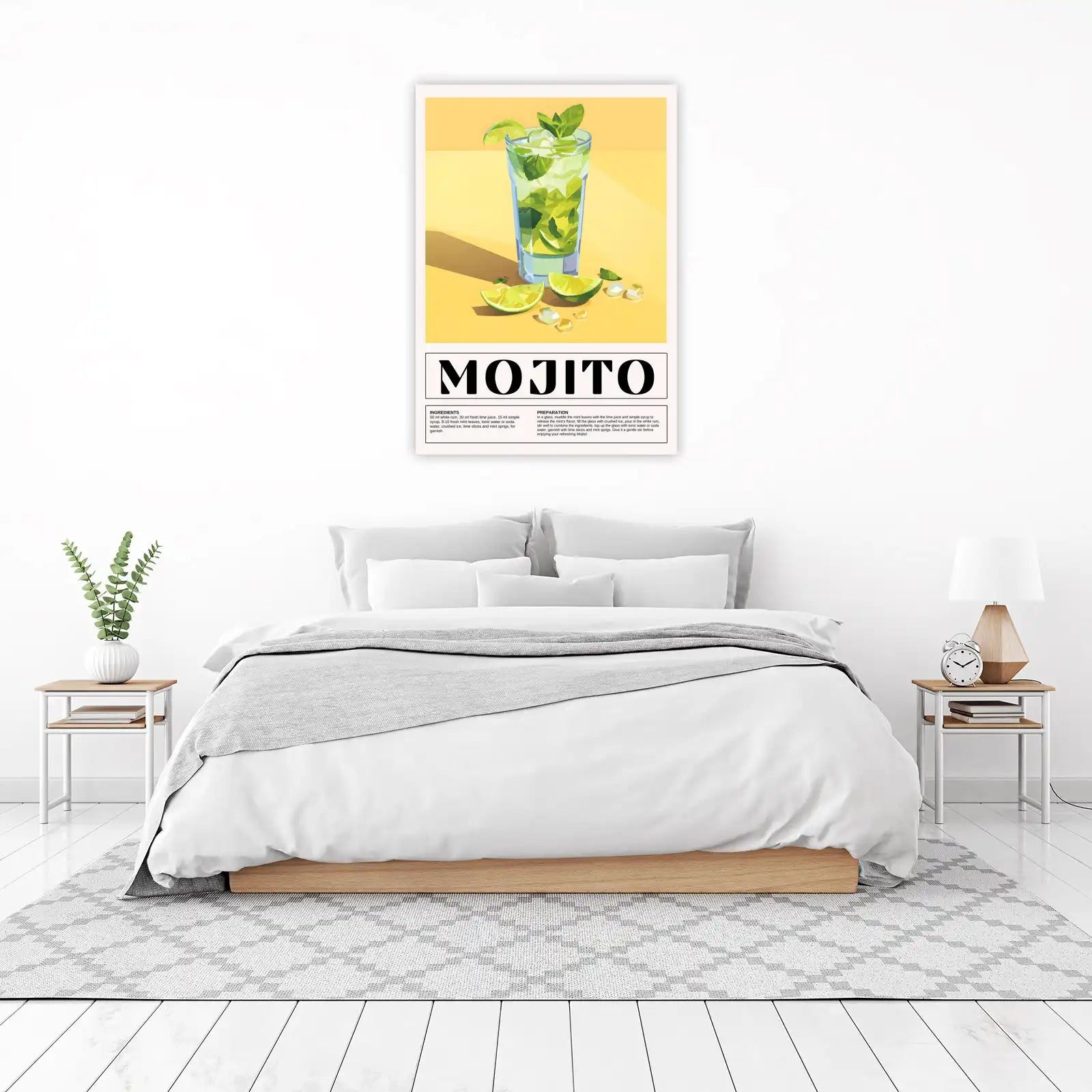 Refreshing Mojito Cocktail Art Wall Art