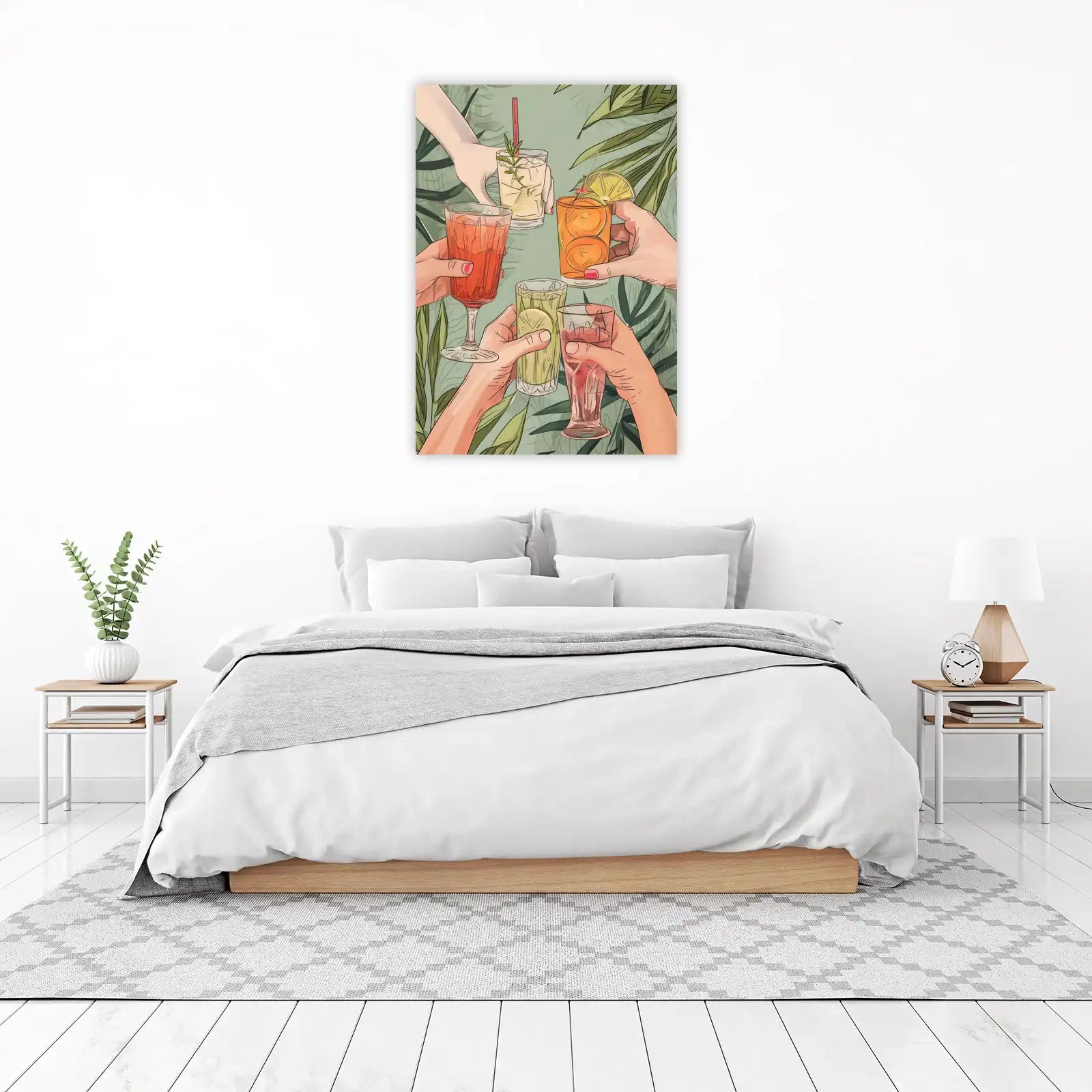 Cheers to Summer Vibes Wall Art