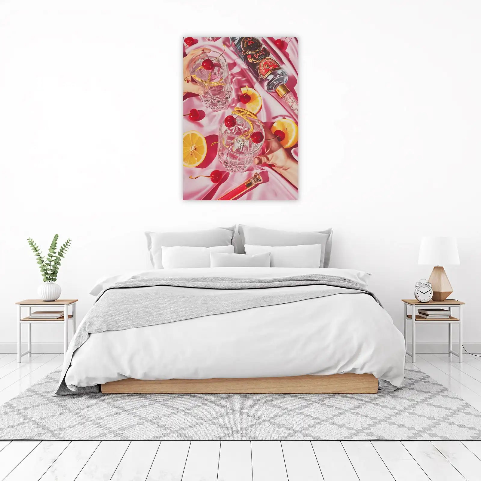 Luxury Cherries & Gin Wall Art