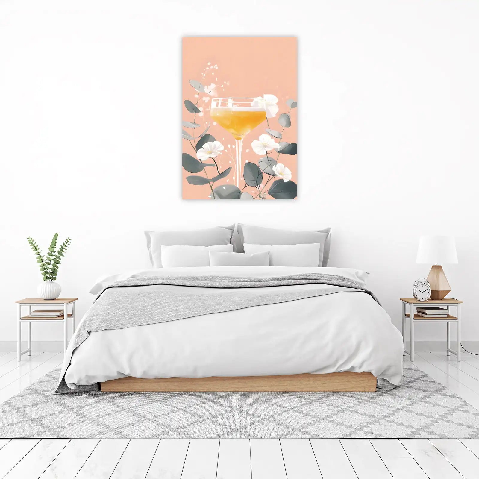 Botanical Cocktail Elegance Wall Art