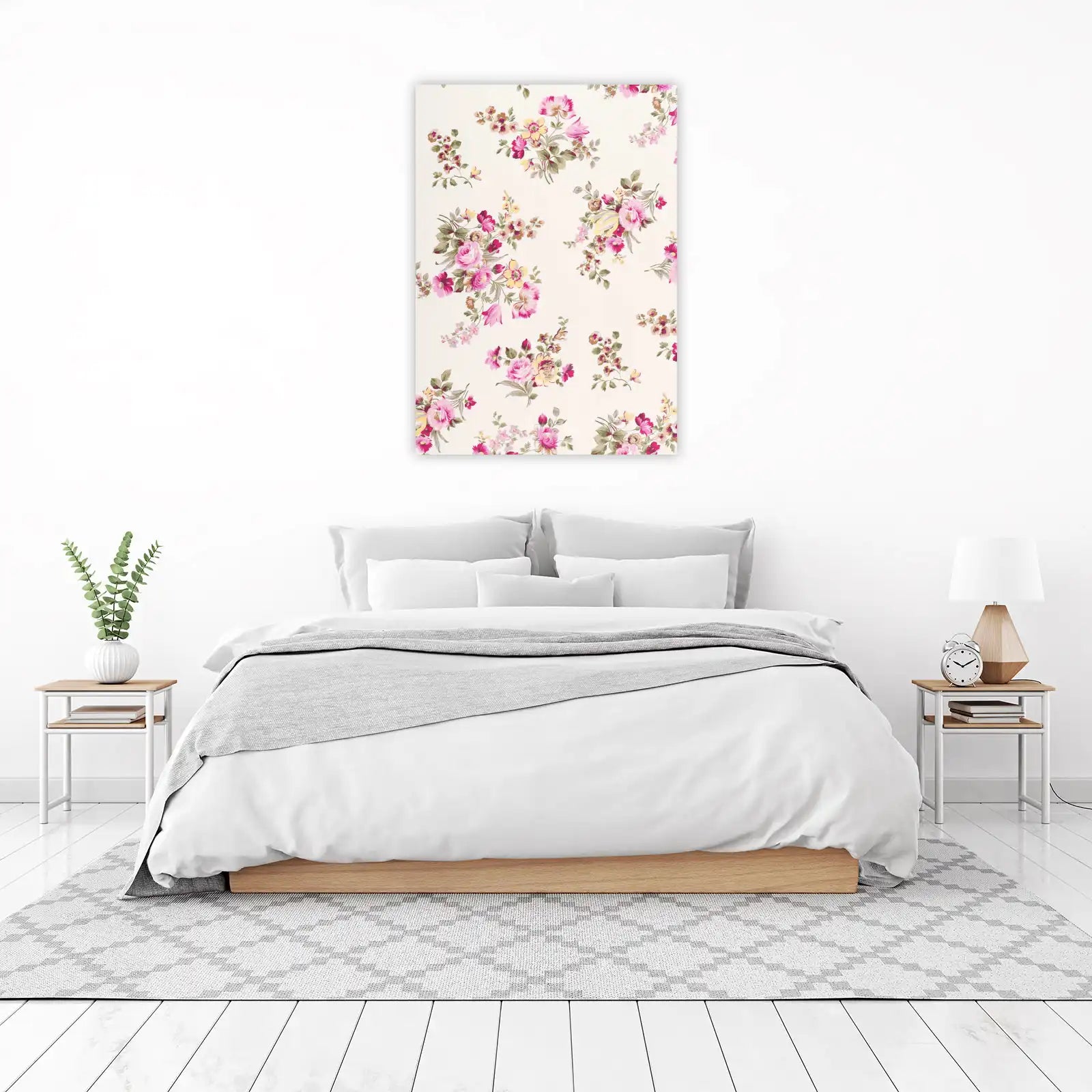 Vintage Floral Bouquet Wall Art