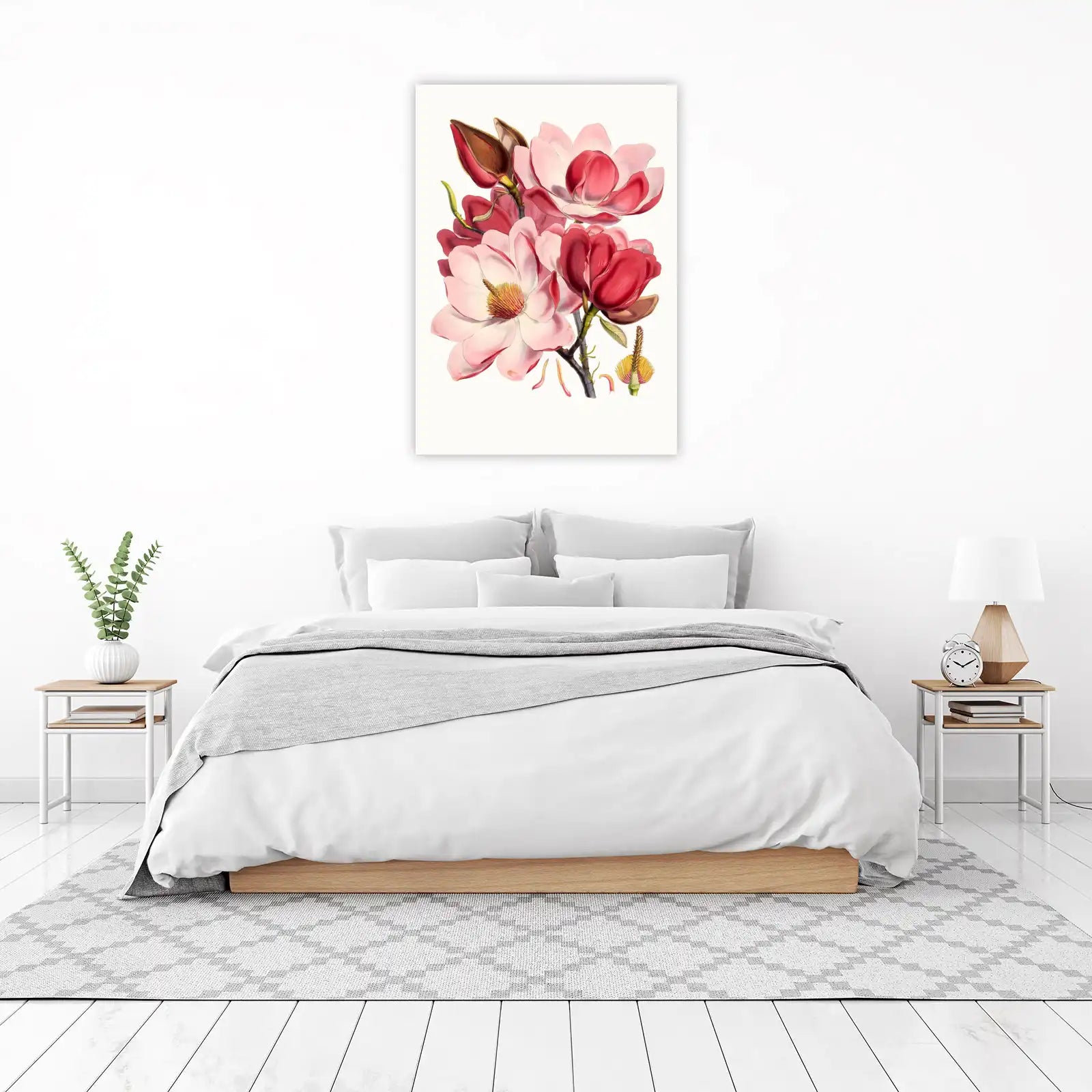 Vintage Magnolia Blossom Wall Art