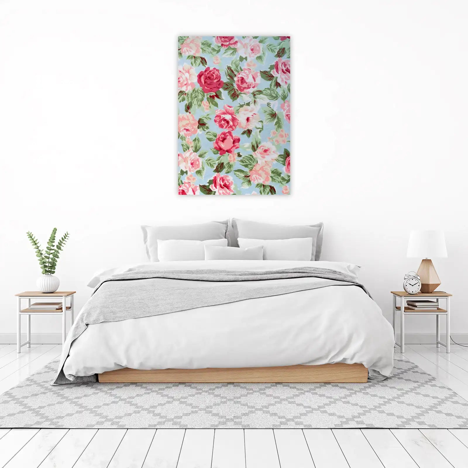 Vintage Rose Garden Wall Art