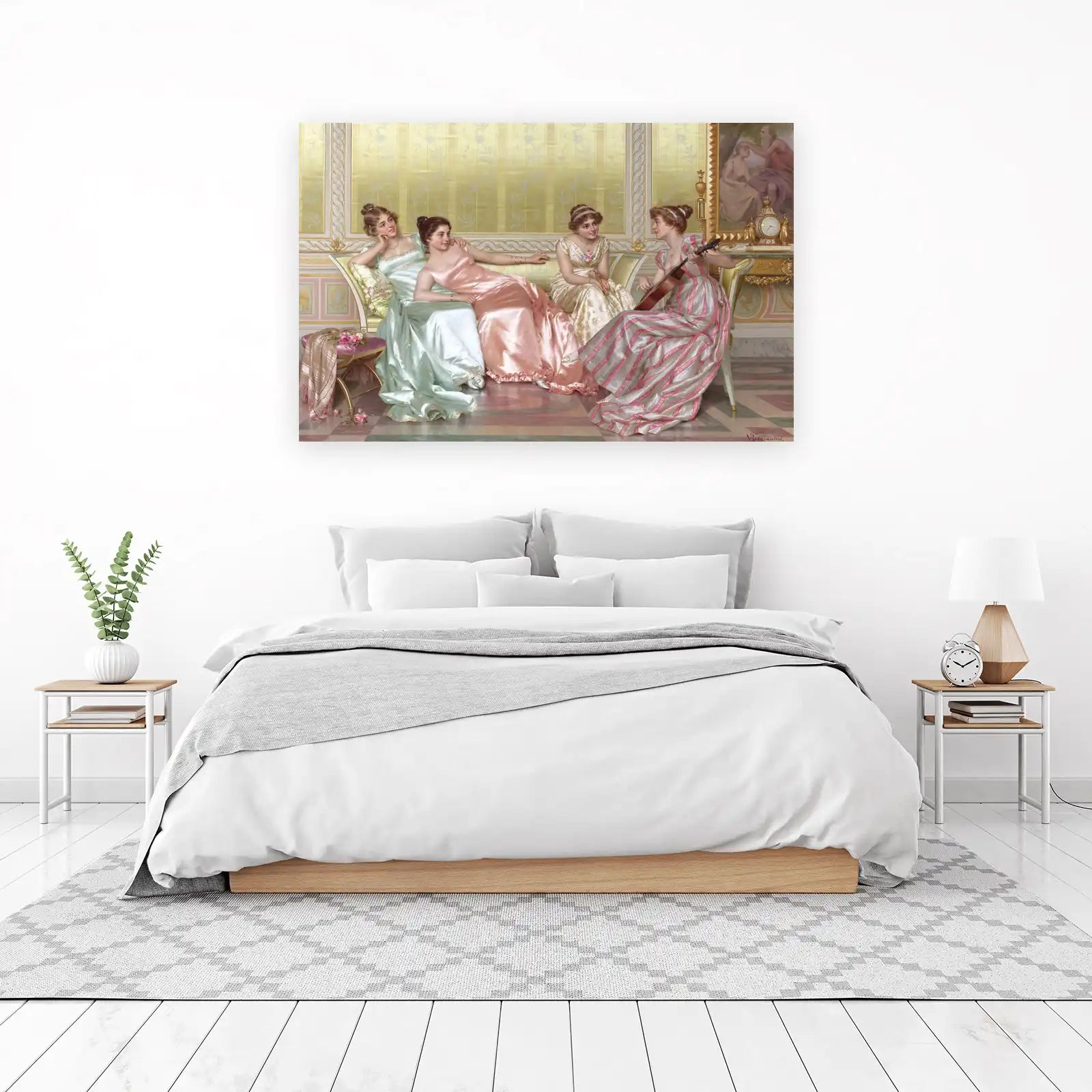 Elegant Serenade Victorian Ladies Wall Art