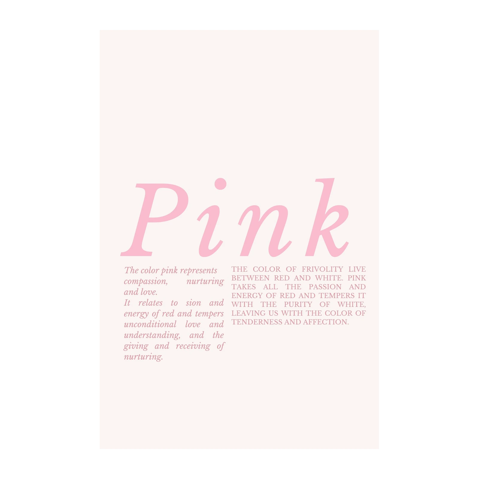 Embrace Pink: Compassion & Love Wall Art