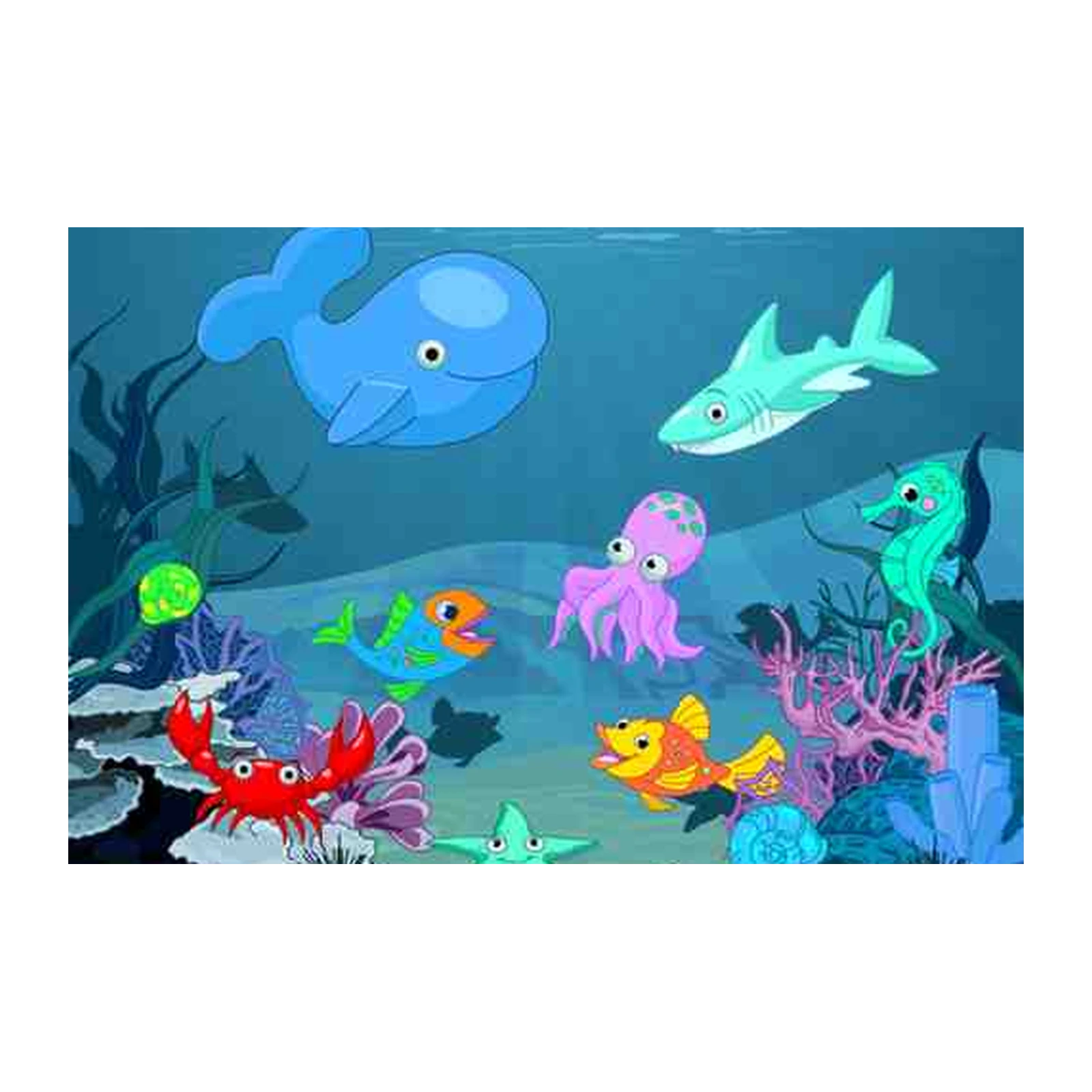 Whimsical Ocean Friends Wall Art