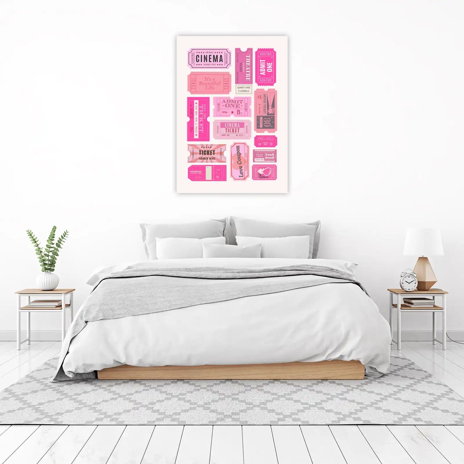 Vintage Ticket Collection Wall Art