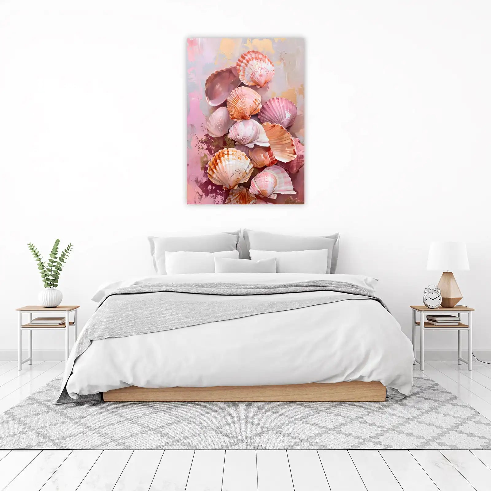 Serene Seashell Symphony Wall Art